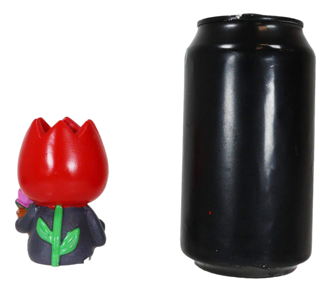 Green Thumb Furrybones Tully The Tulip Flower Skeleton Furry Bones Figurine