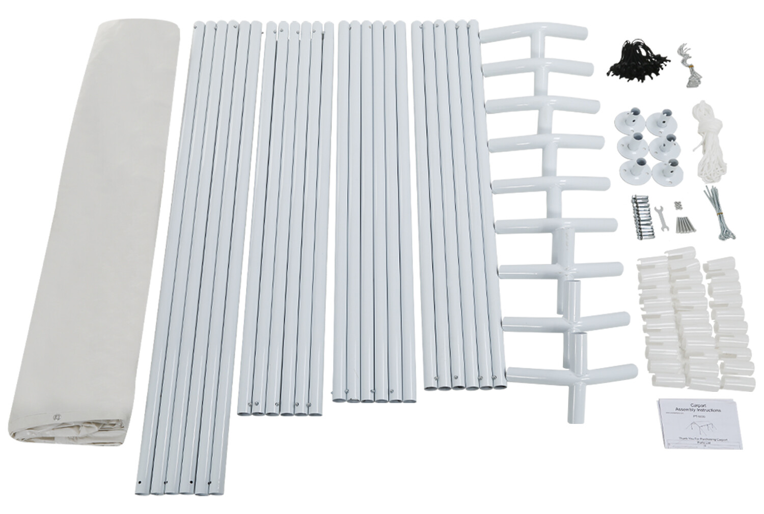 10' X 20' Heavy Duty Carport Canopy Garage Tent, Steel Car Shelter Party Tent