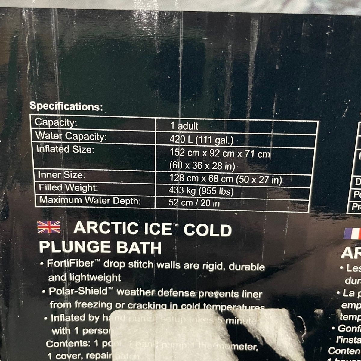 BESTWAY Saluspa Artic Ice Inflatable 60" x 36" x 28"*