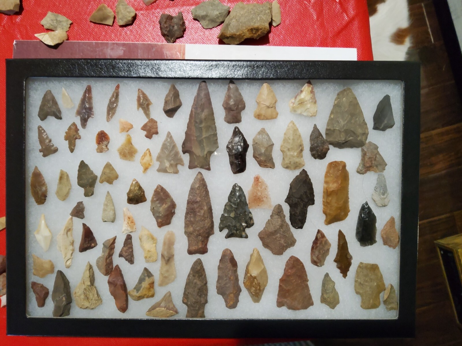 Riker Display Case 6 Pack 12 x 8 x 3/4 Arrowheads Pin Medal Coins USA Shadow Box