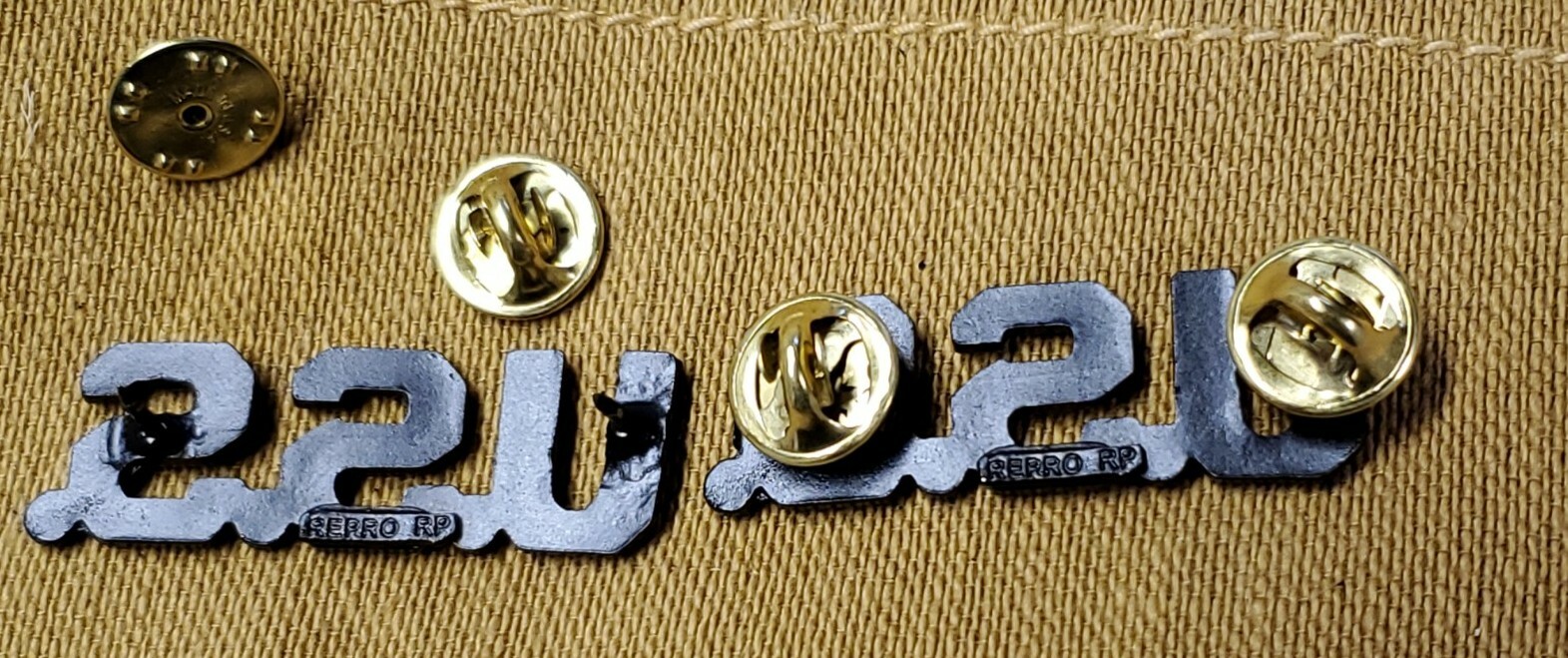 PRE WWI US Army Officer U.S.S. (United States Scouts) Insignia Pins, One Pair