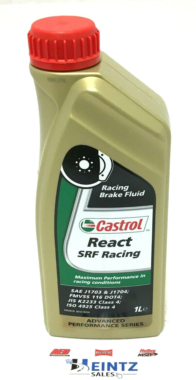 Castrol 12512 React SRF Racing Brake Fluid DOT4 - 1 Liter