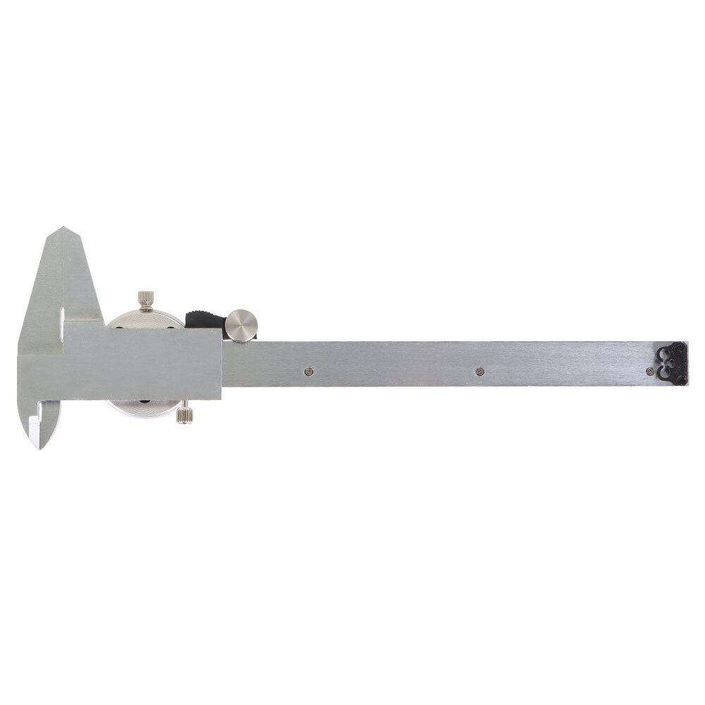 6 In Dial Caliper Stainless Steel Shockproof 0.001 In Of One Inch With Case