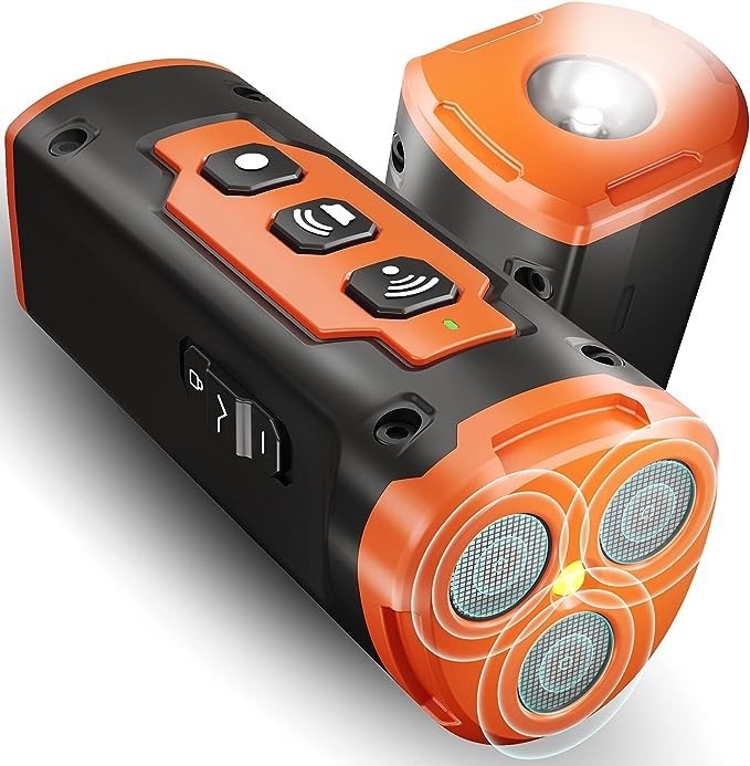 50 Ft Ultrasonic Dog Bark Deterrent Device Bark Stopper for All Dog Sizes