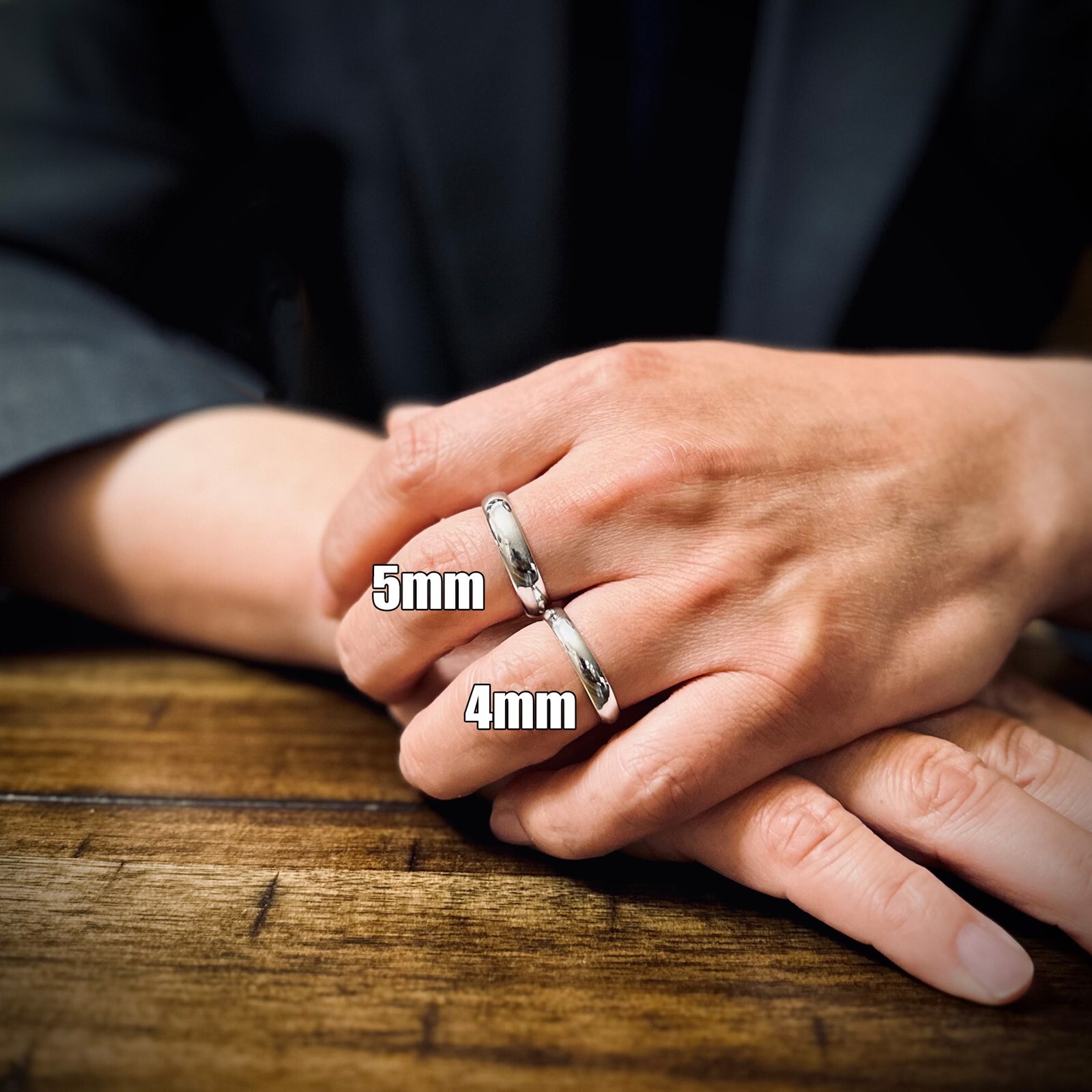 Guaranteed 925 Sterling Silver Plain Polished Wedding Band Ring Men's Women's