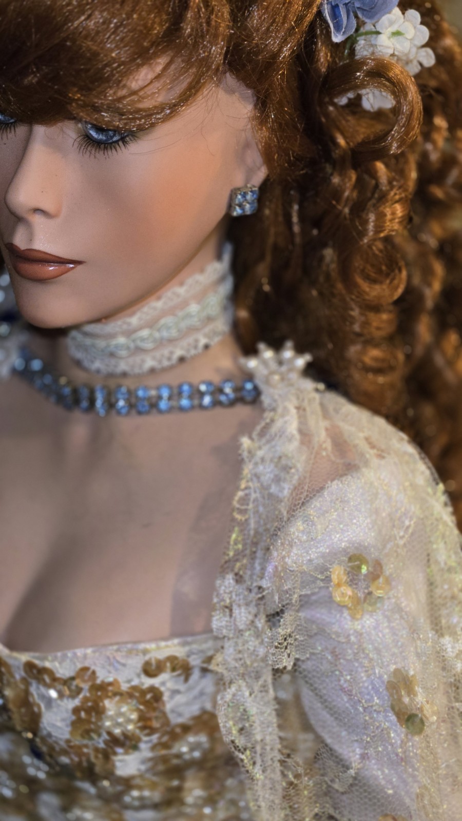 Rustie porcelain doll "Diamond Dust" 32"