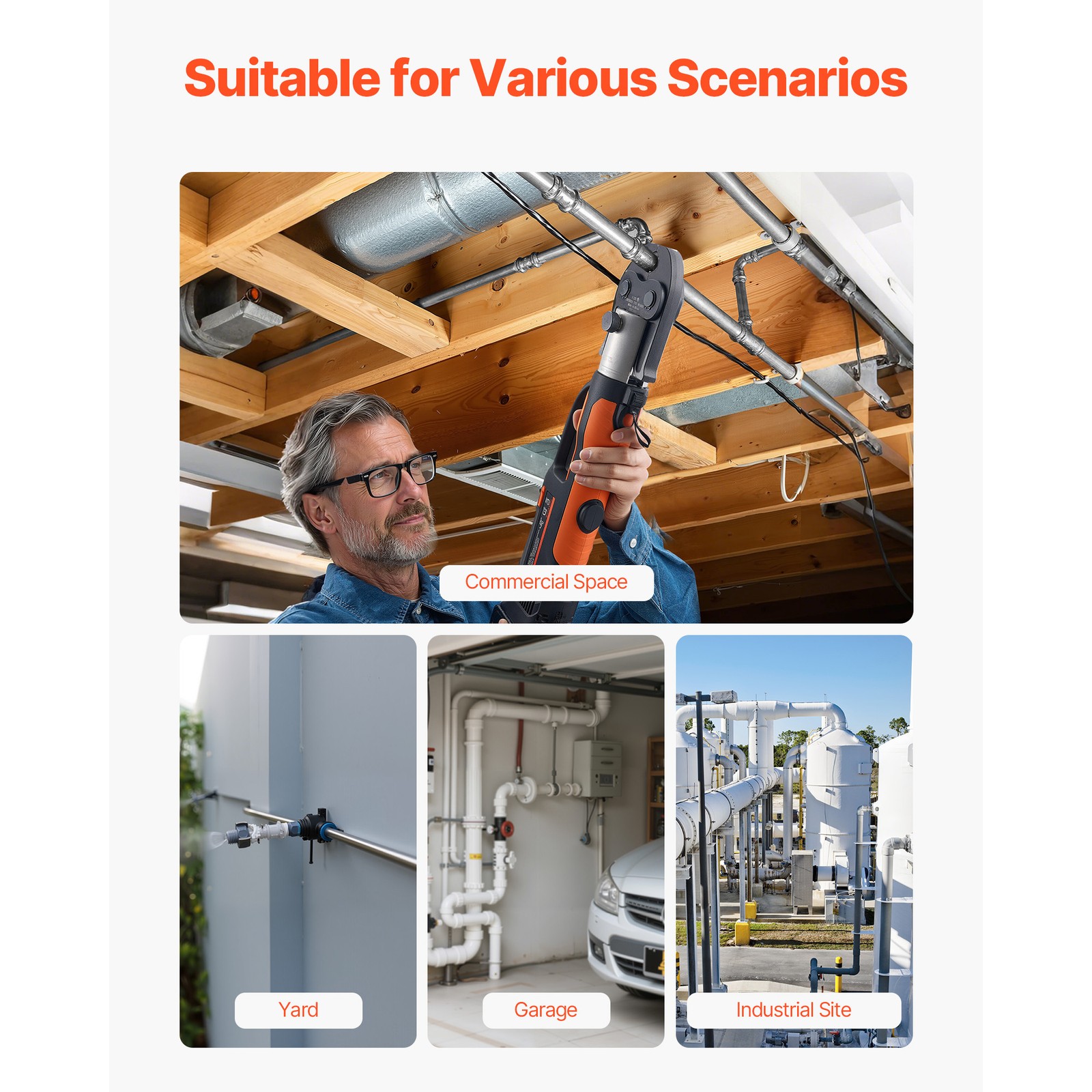 MegaPress Jaws 3PCS Pressing Jaws 1/2" 3/4" & 1" for Standard Press Tools