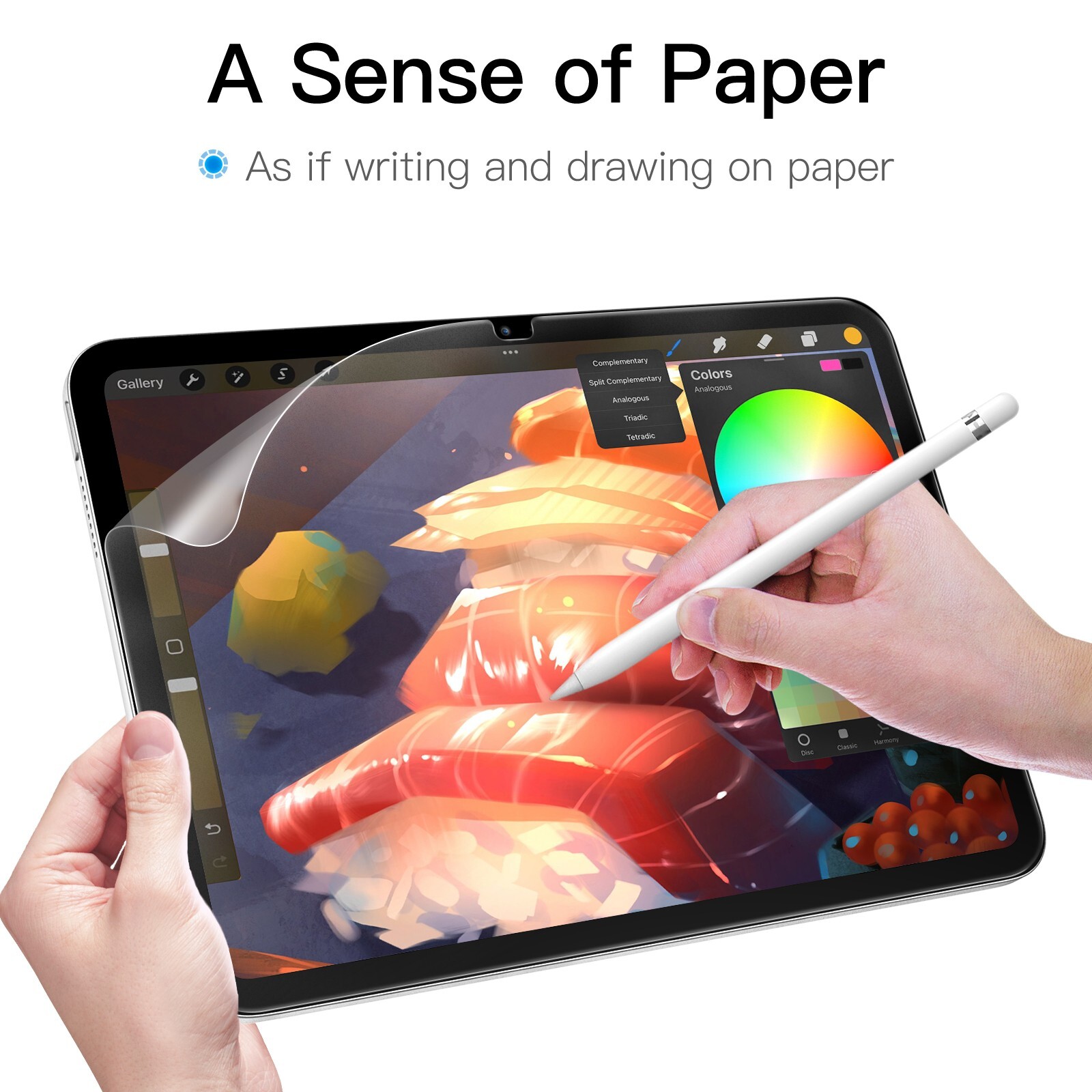 JETech Paper Screen Protector for iPad 10 (10.9-Inch, 2022 Model) Matte PET Film