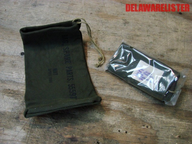 *US Army MILITARY Vietnam 1966 Spare Parts Heavy Duty OD Green Canvas Bag New