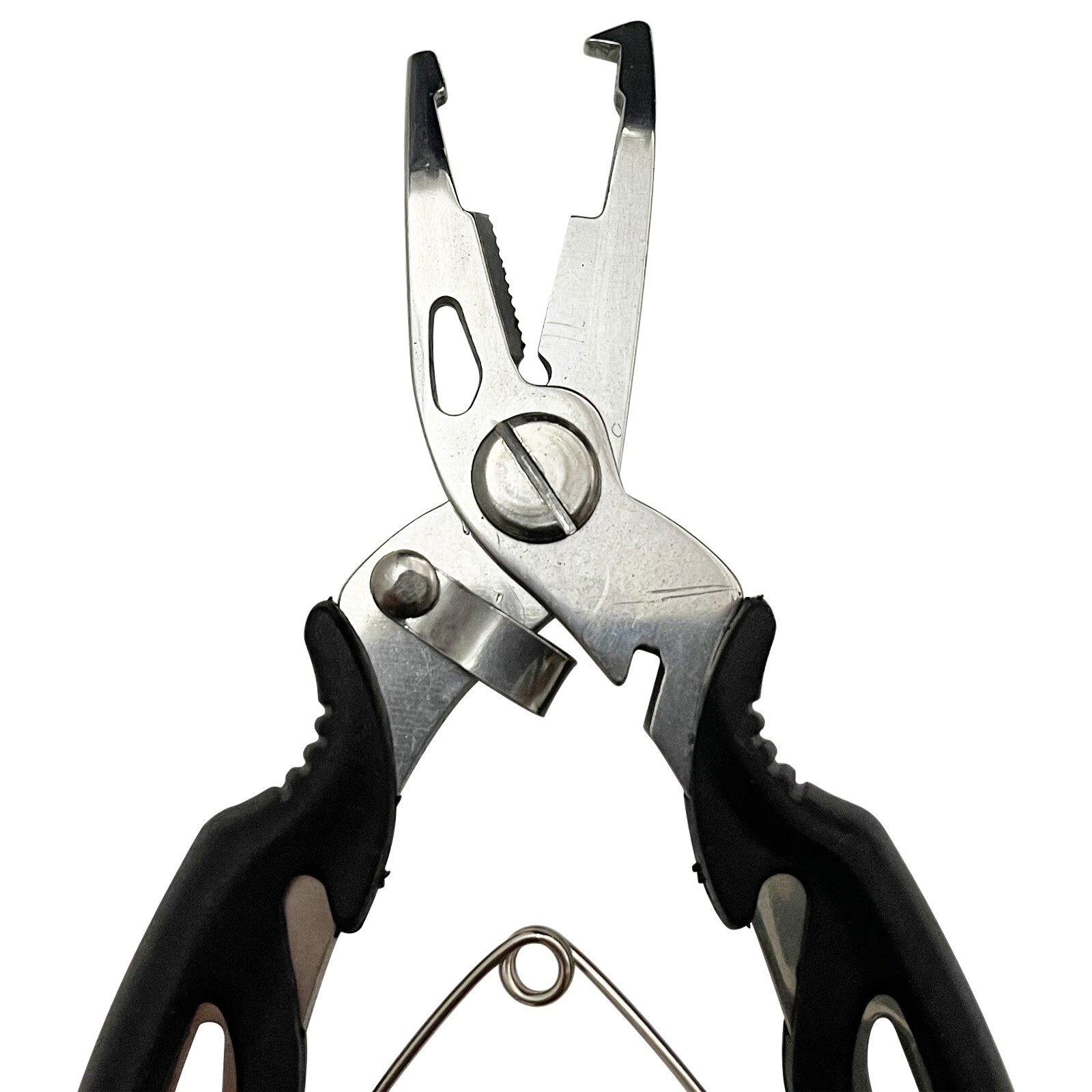 Fishing Pliers Scissors Line Cutter Split Ring Hook Remover Tool Multifunction