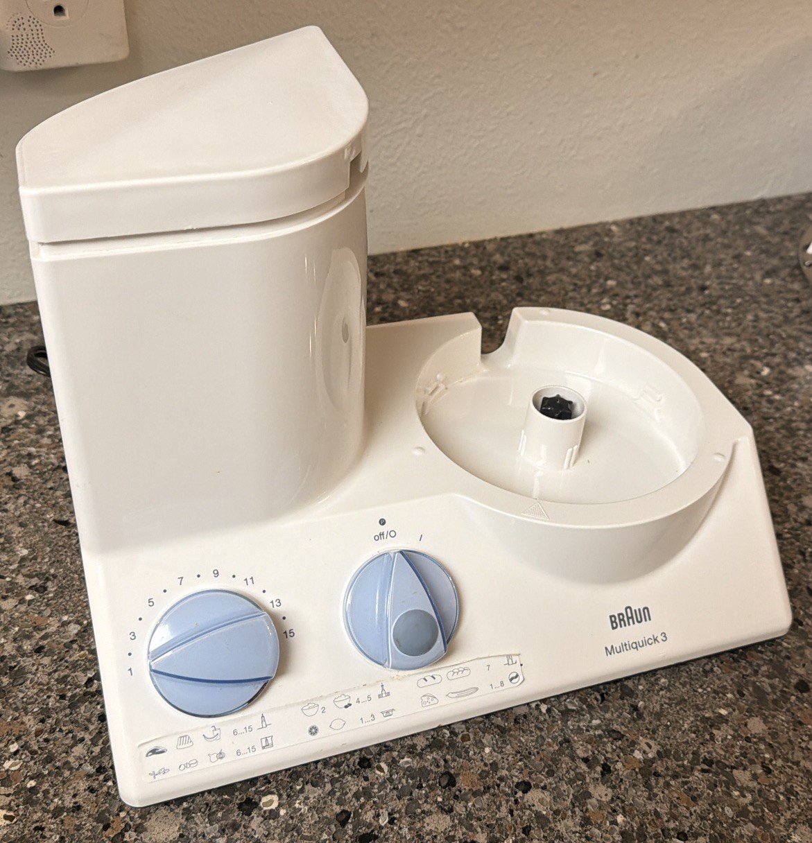 Braun Combimax 650 Food Processor 14 Speed K650 Motor Base Only Great Condition