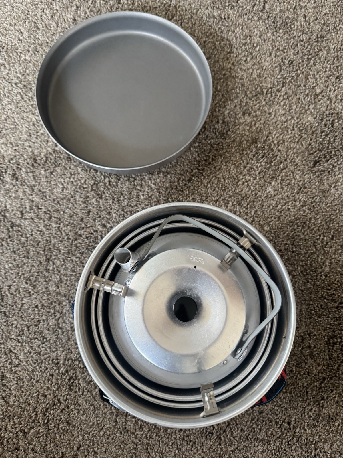 Trangia Cookware Set Camping Pots Alcohol Stove Accessories Made in Sweden 7 pcs