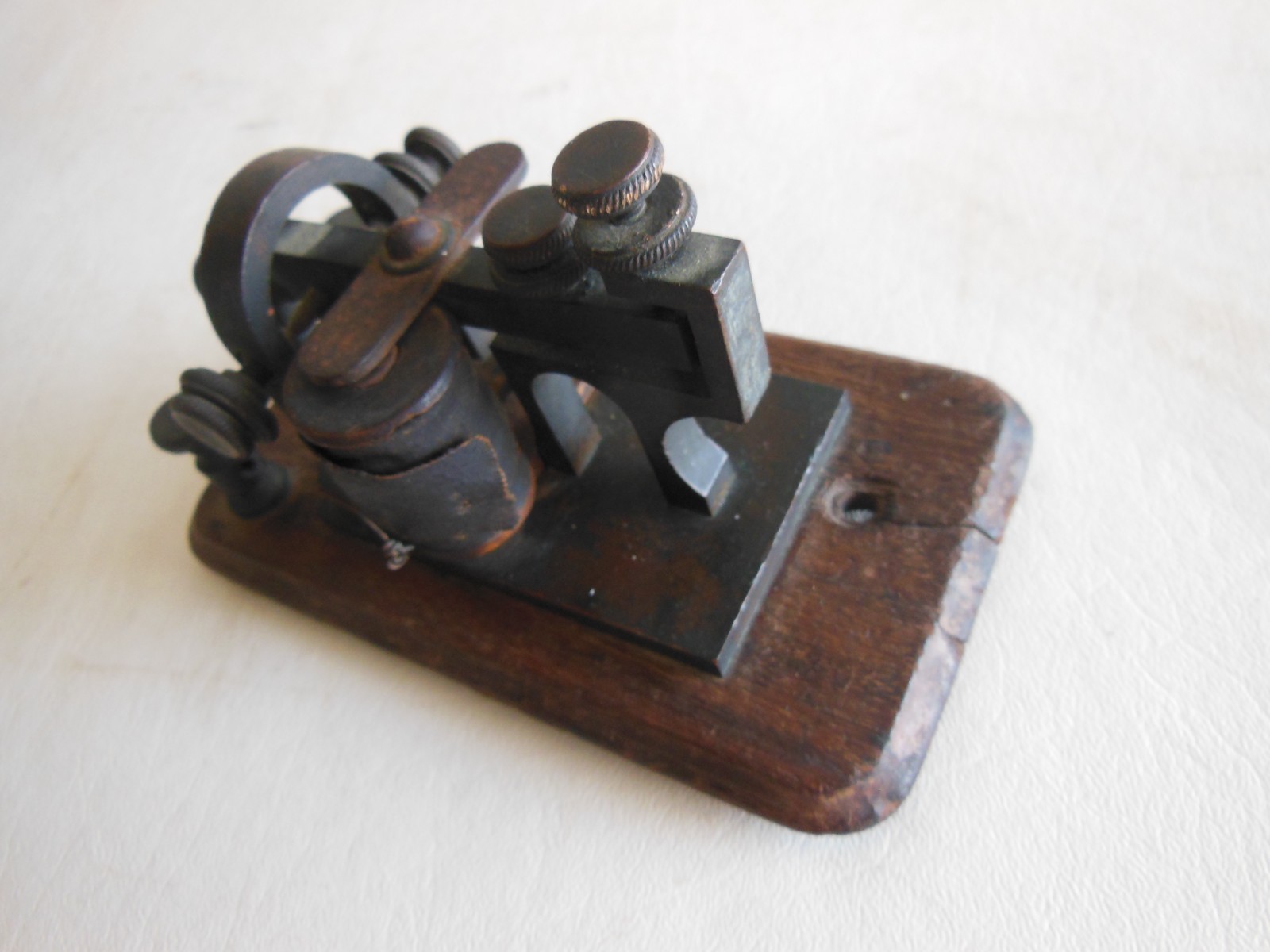 Vintage Telegraph Brass Sounder Morse Code