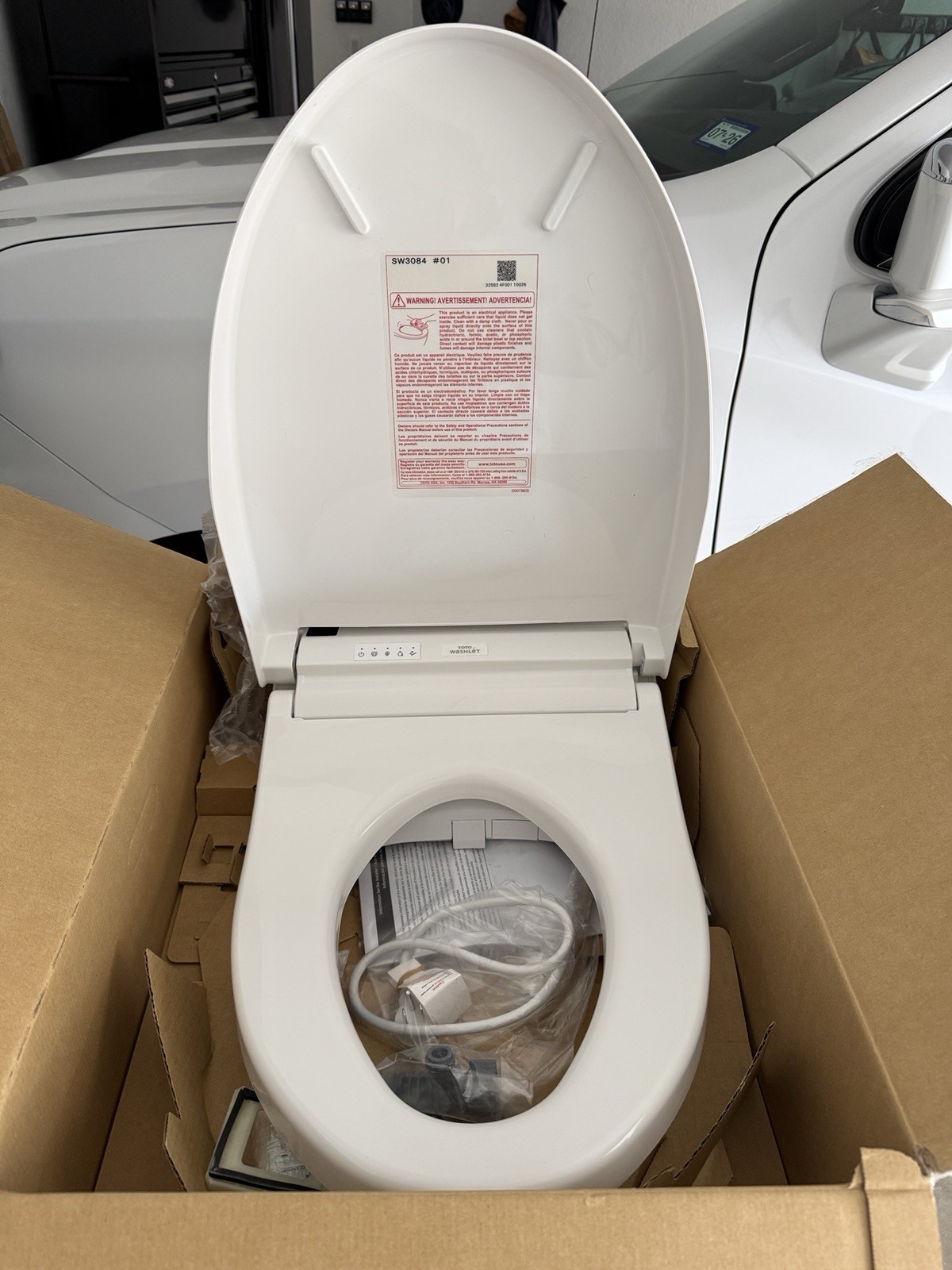TOTO WASHLET C5 Elongated Electronic Bidet Seat - Cotton #SW3084