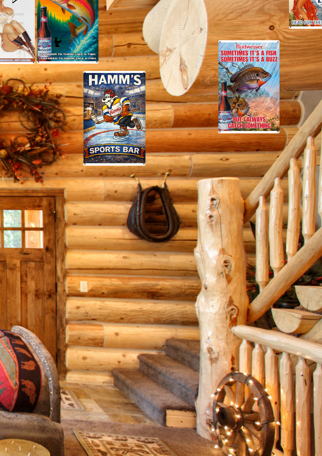 Tito’s Handmade Vodka Pin-Up Style Metal Sign Bar Man Cave Wall Decor Read Des