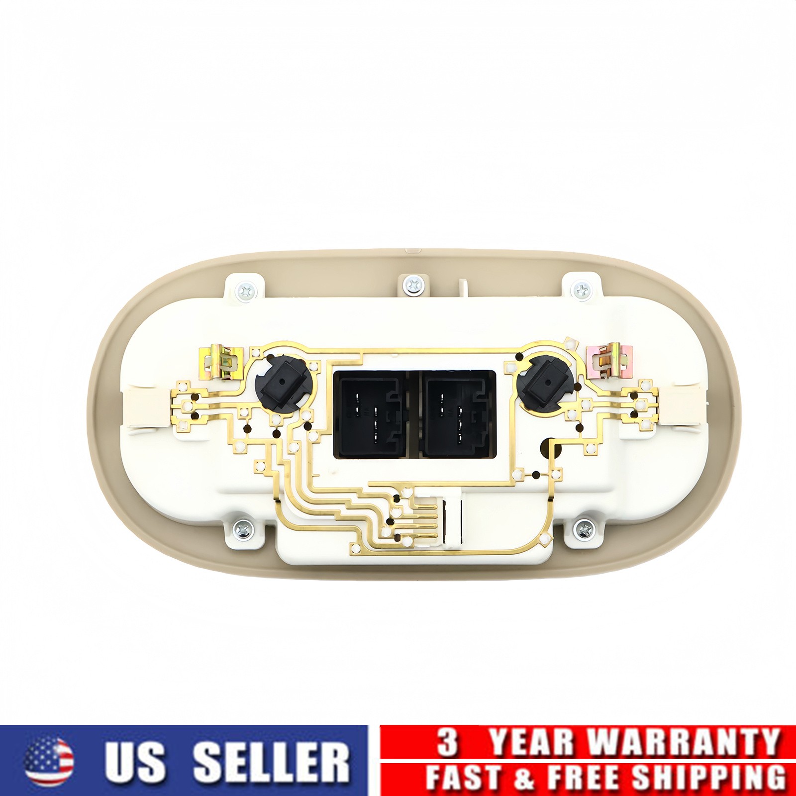 1PCS Beige Overhead LED Dome Light Sunroof Switch For 2004-2008 Ford F-150 NEW