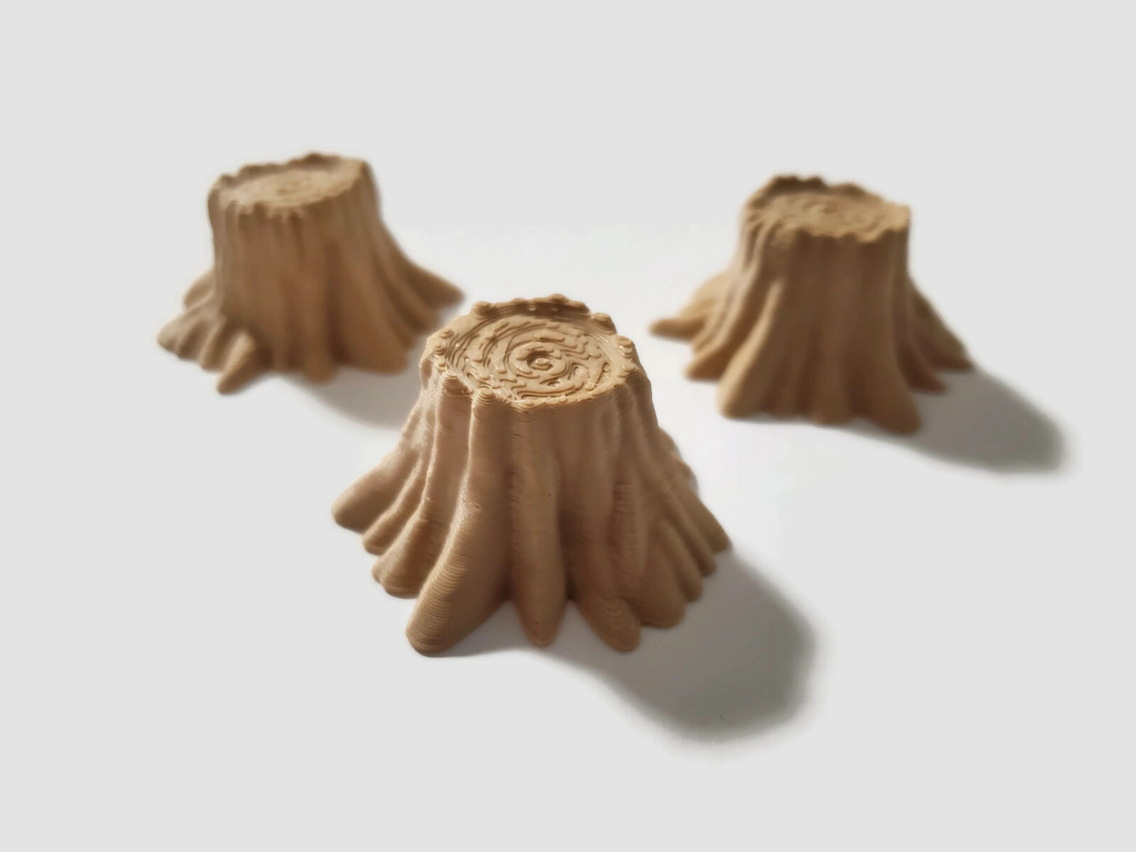 Miniature Tree Stumps 28mm (13pc) Set RPG Wargaming Terrain Scatter 28mm Scaled