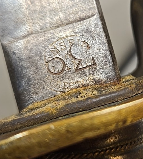 Mansfield & Lamb Civil War Model 1860 Cavalry Sword w/Scabbard - 1863