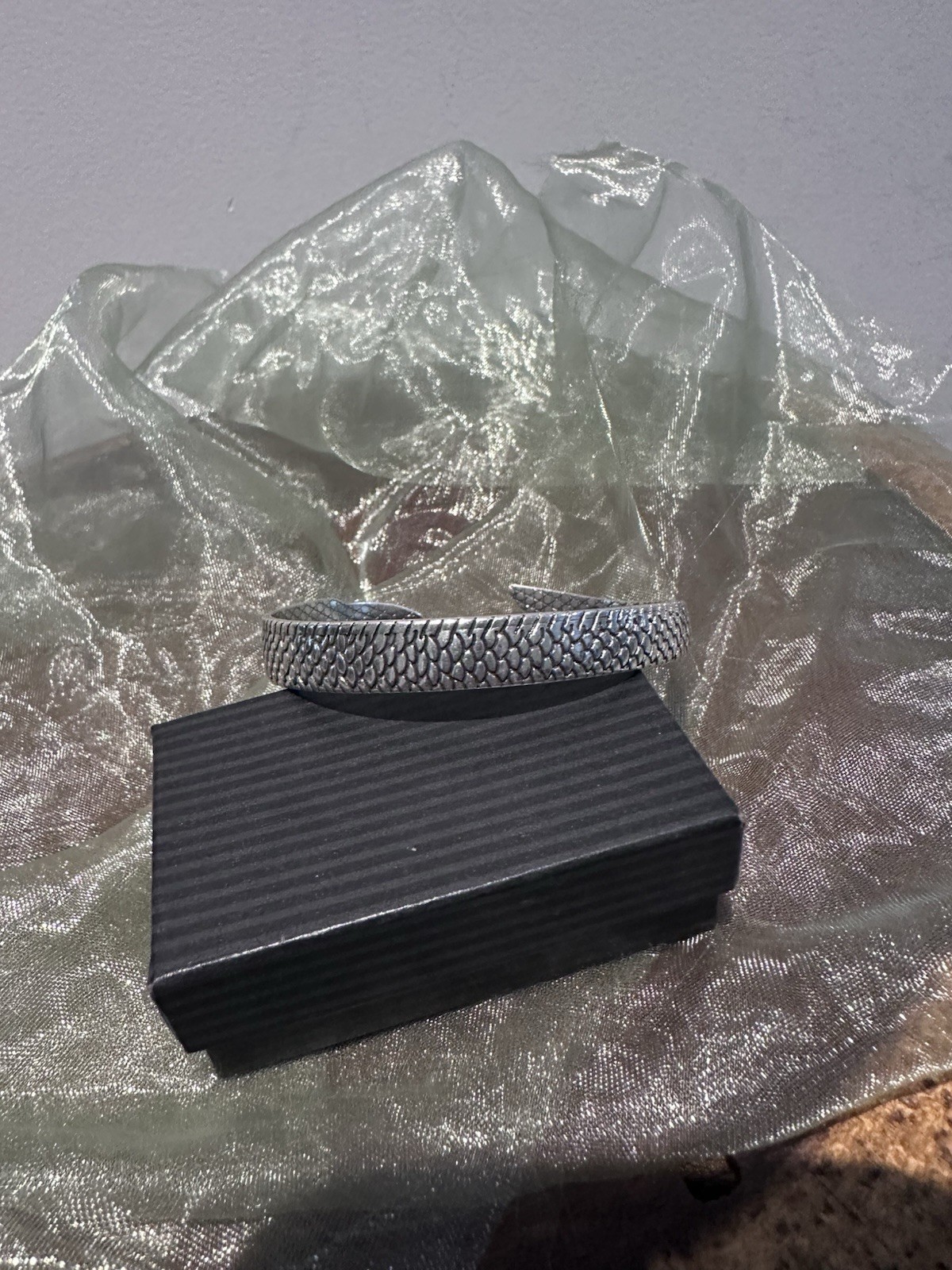 Cape Cod Herring Fish Adjust Cuff Bracelet NEW in box Gift Wrapped