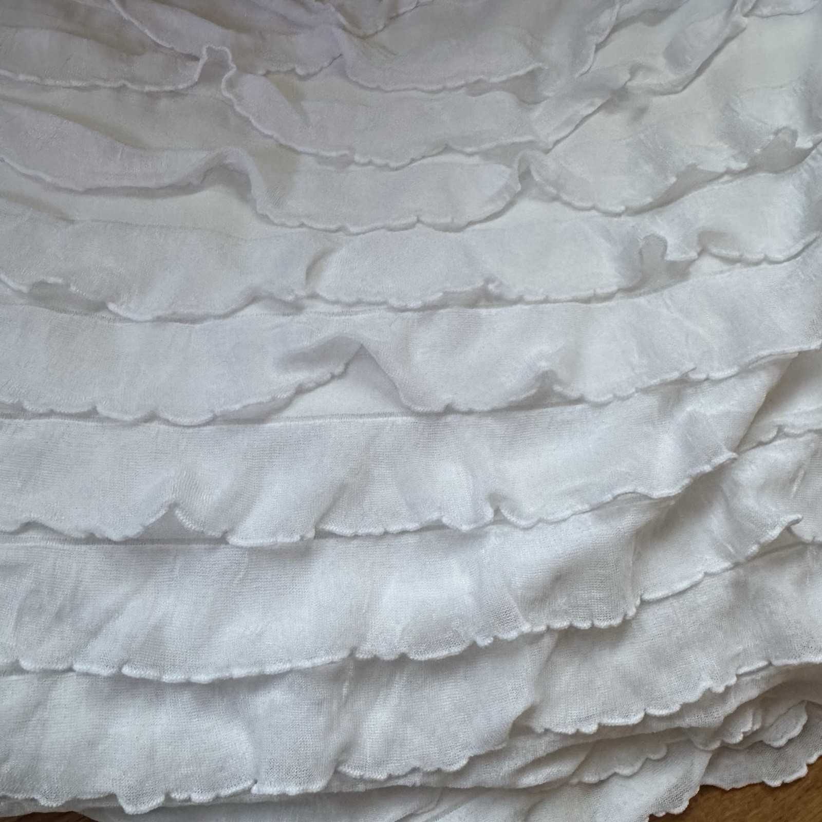 Unbranded Frilly Photo Prop Blankets Covers White Mint Green Backdrop