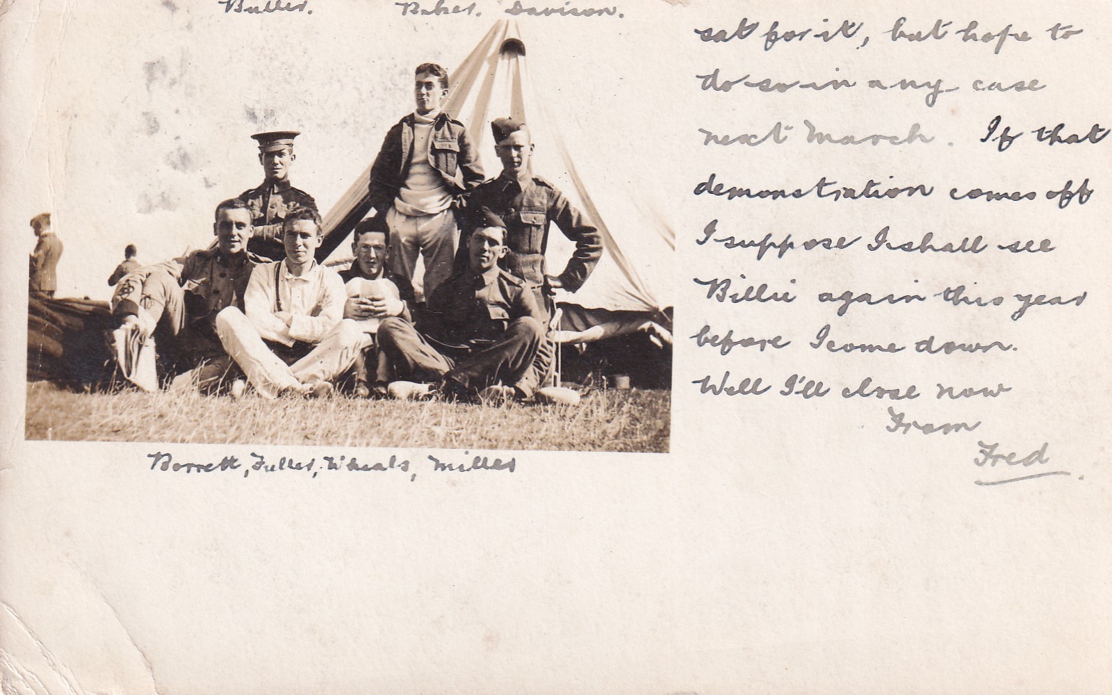 Original WW1 WWI RPPC Real Photo Postcard NAMED BRITISH WEST KENSINGTON 274