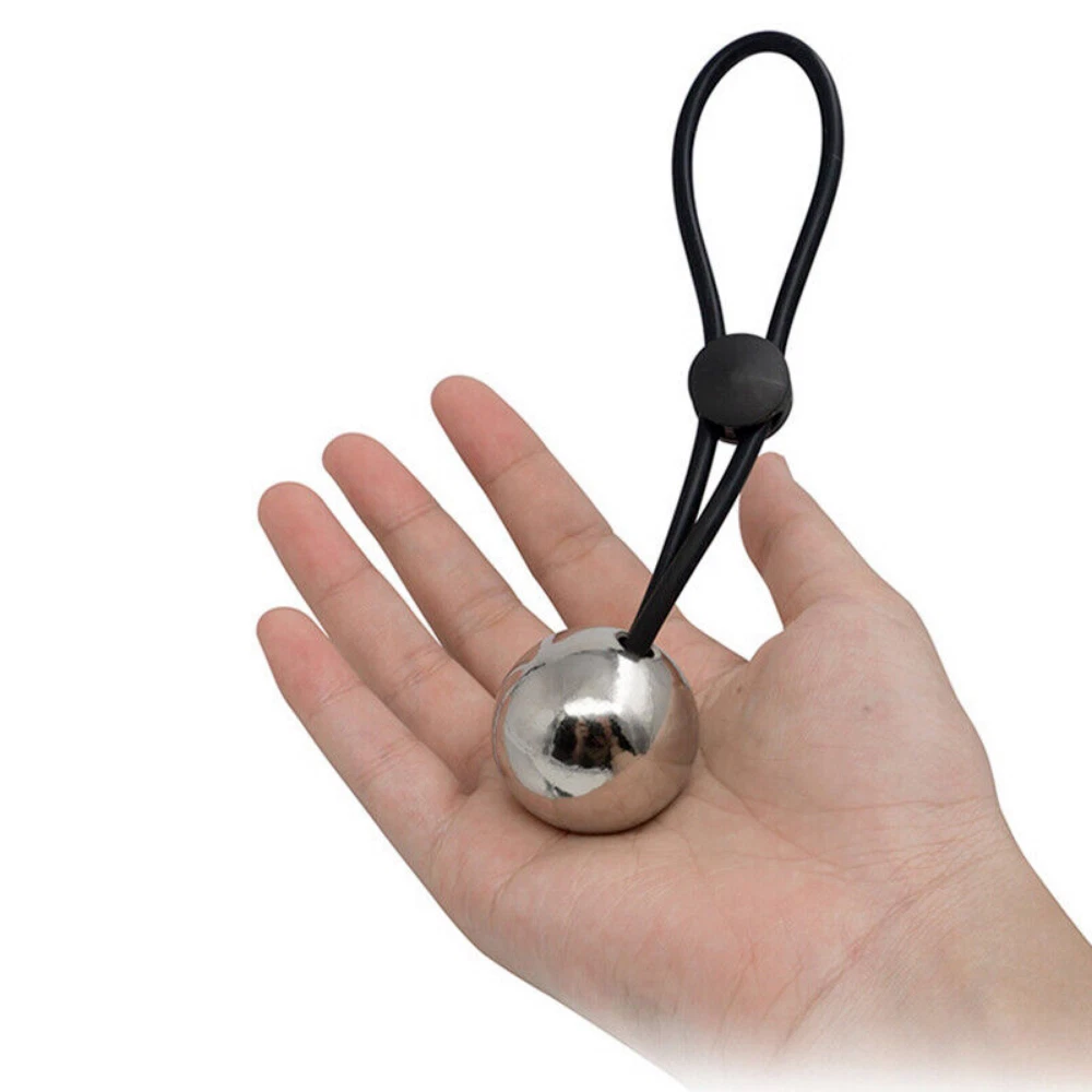 6 Size Penis Stretcher Ball Weight Exercise Device Hanger Extender Male Enhancer