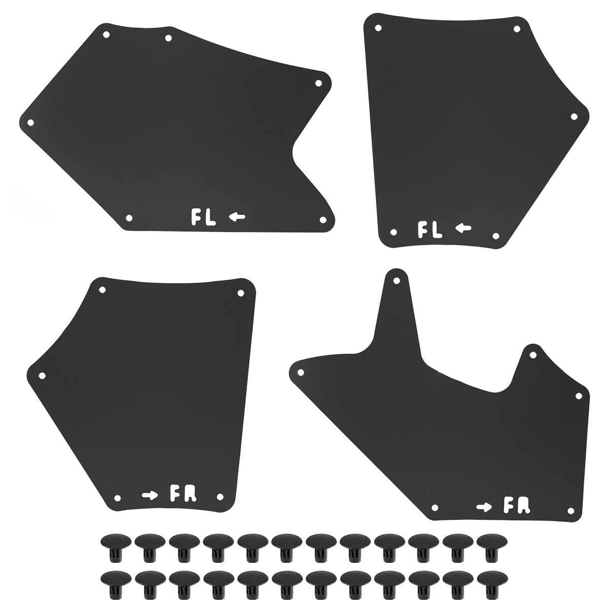 For Toyota Tundra & Sequoia 2007-2022 Splash Shield Fender Liner Apron Seal