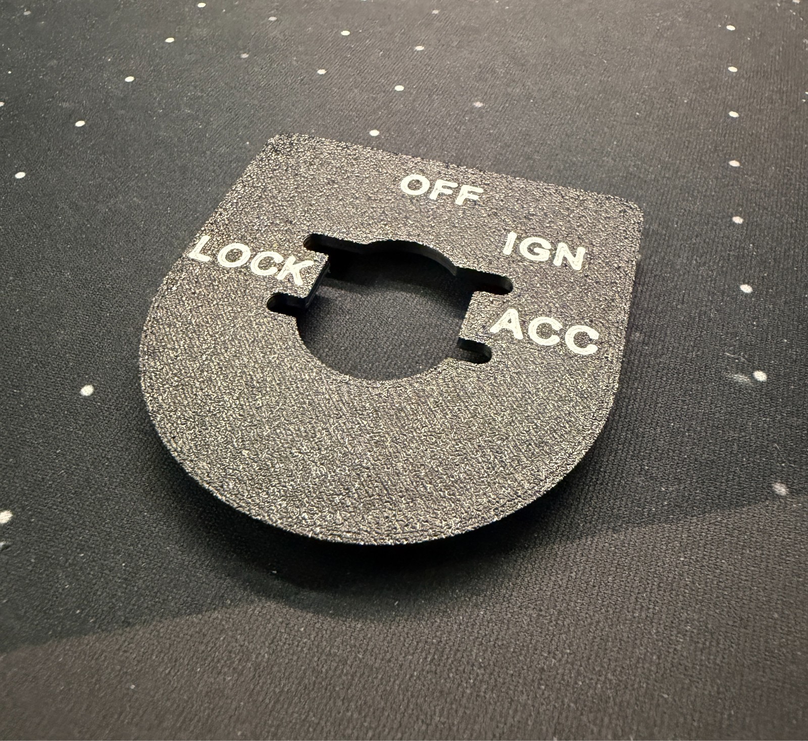 Harley Replacement Ignition Switch Plate - OEM # 71422-03 & 71427-96