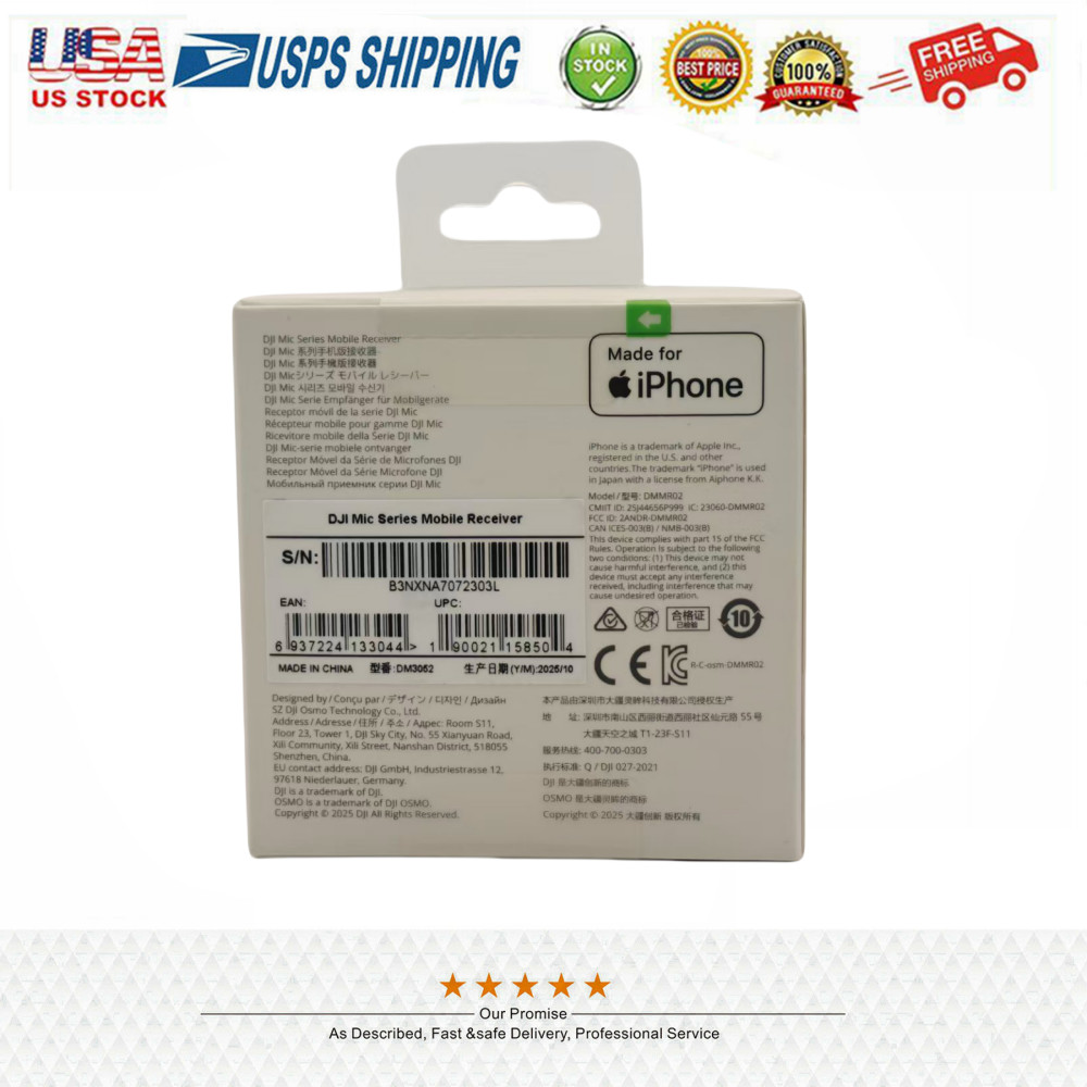 2025 New Genuine iPhones Receiver for DJI Mic Series Mobile Receiver