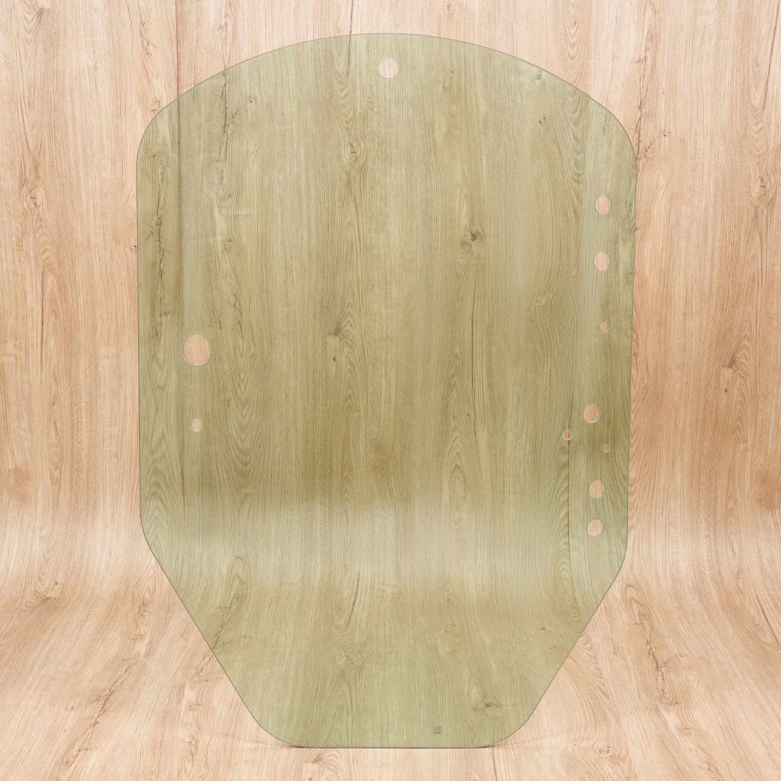 For John Deere Skid Steer & Track Loader D & E Series Clear Door Glass # T312628