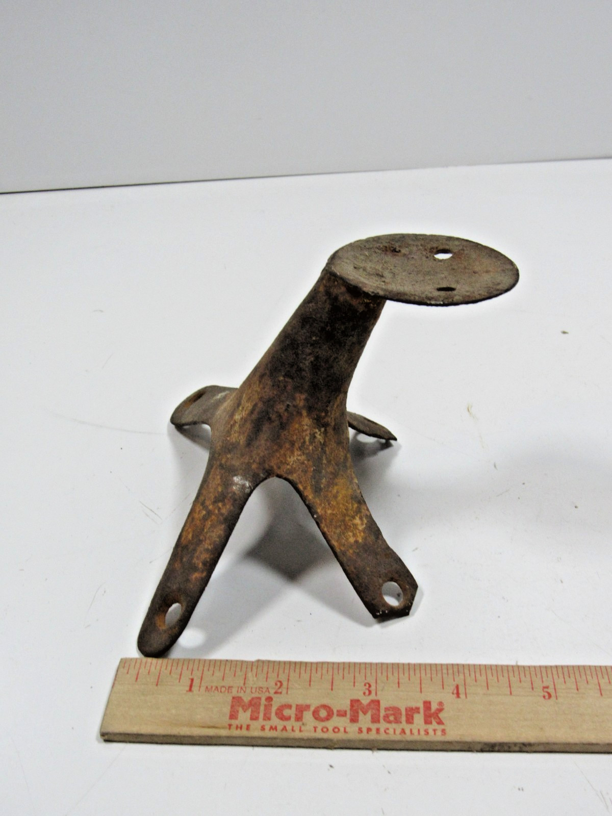 Vintage Antique Western Horse Saddle Horn Metal Bracket #P32