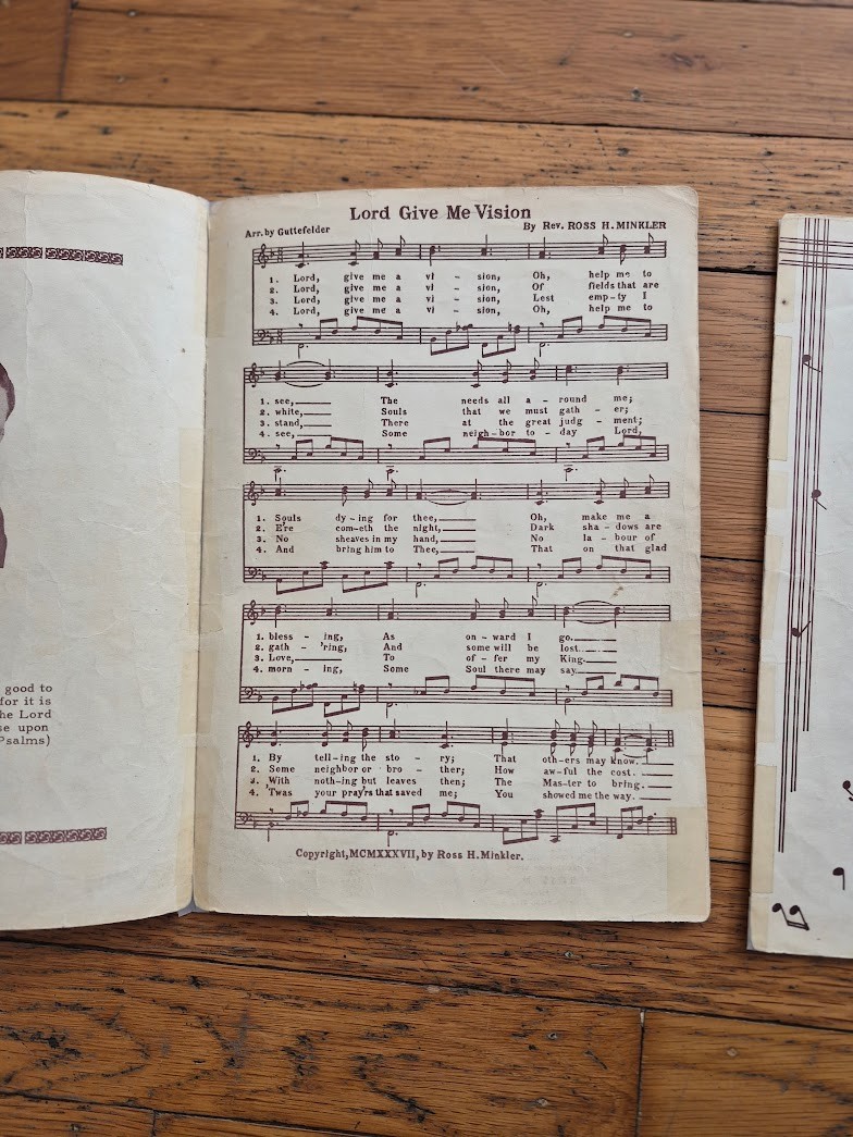 VTG Religious Spiritual Church Sheet Music