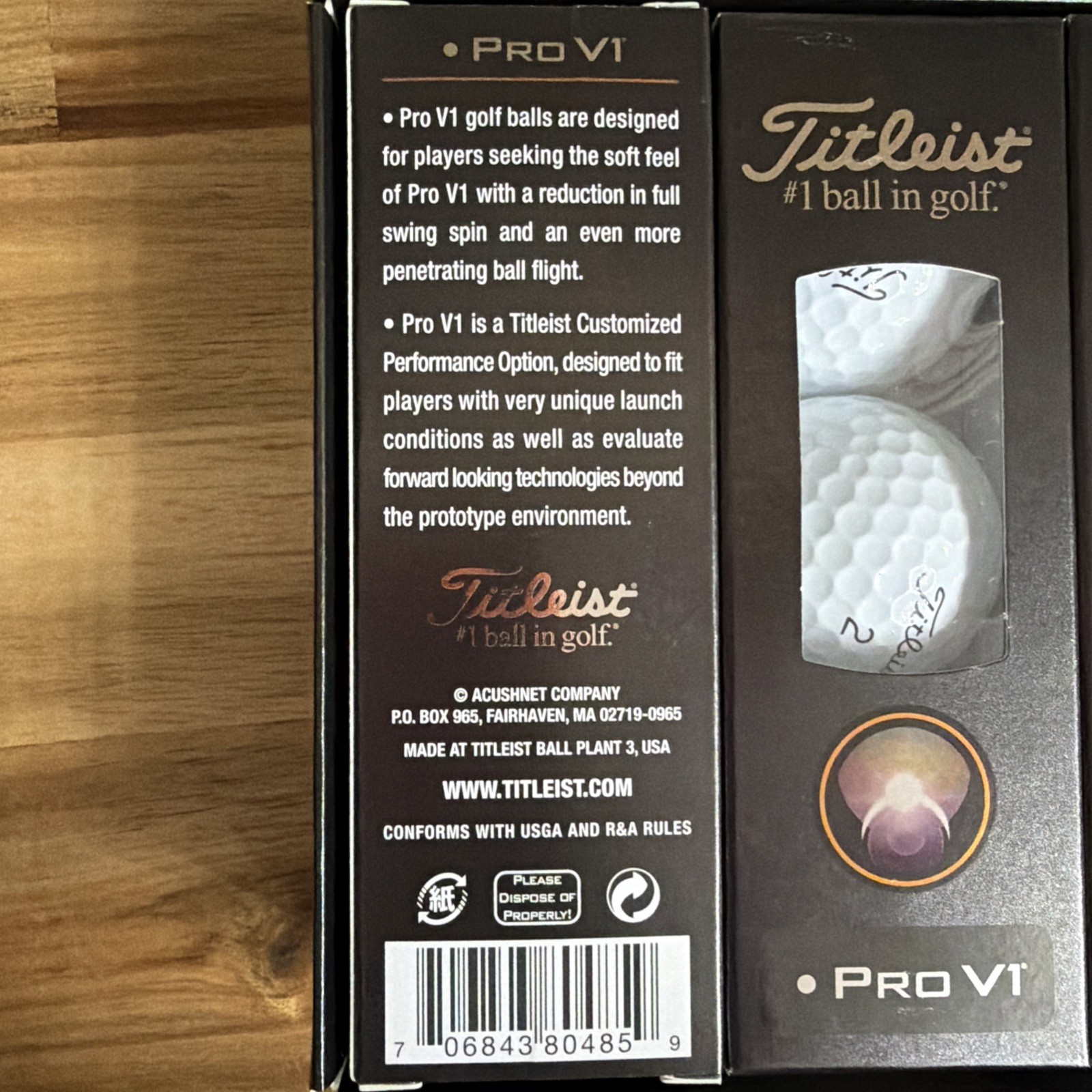 Titleist Pro V1 Left Dot Tour Preferred - 12 Balls - 2 Dozen