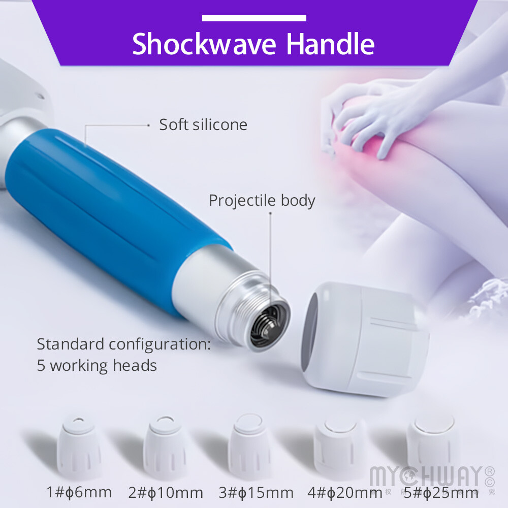 8 Bar ESWT Pneumatic ED Shockwave Therapy Machine Pain Relief ED Treatment