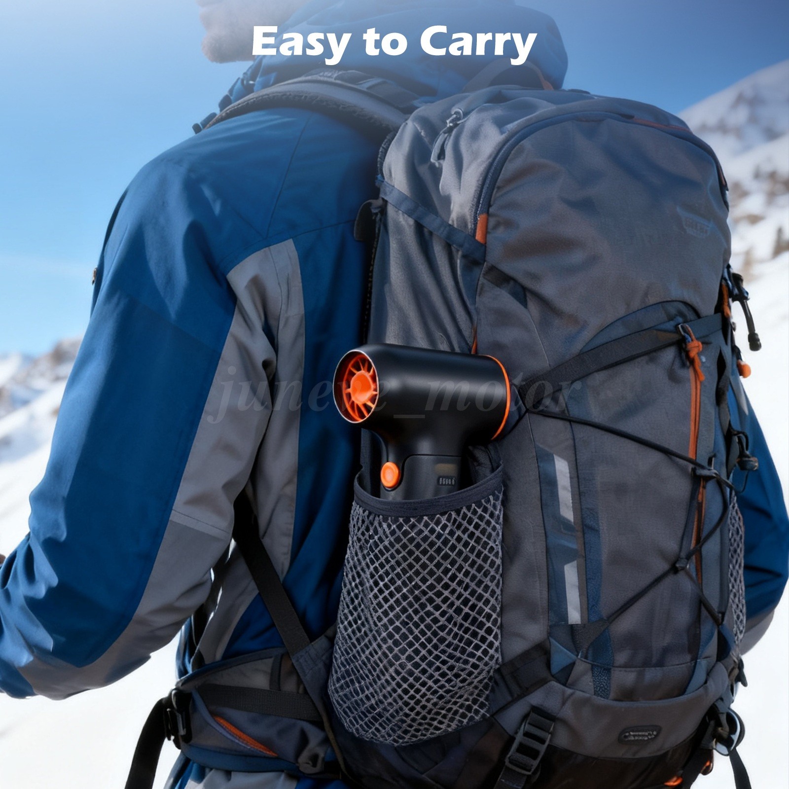 260000RPM Electric Air Duster Cordless Mini Jet Dry Blower Portable Turbo Fan US