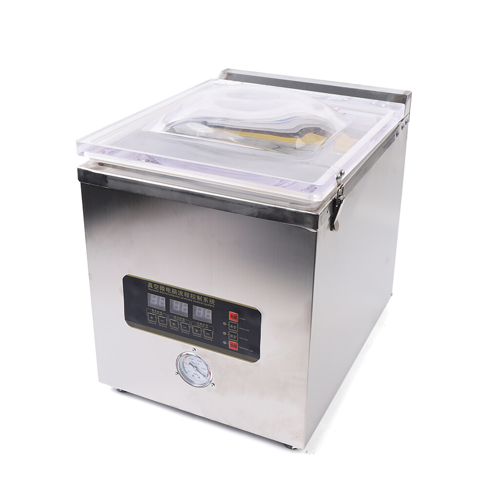 Vacuum Sealer Commercial Food Chamber Vacuum Sealing Packing Machine 360W 110V