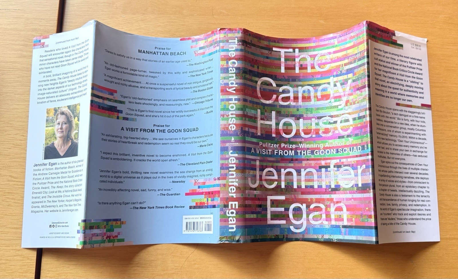 Jennifer Egan / The Candy House / 1st/1st / Signed / HCDJ / Scribner, 2022