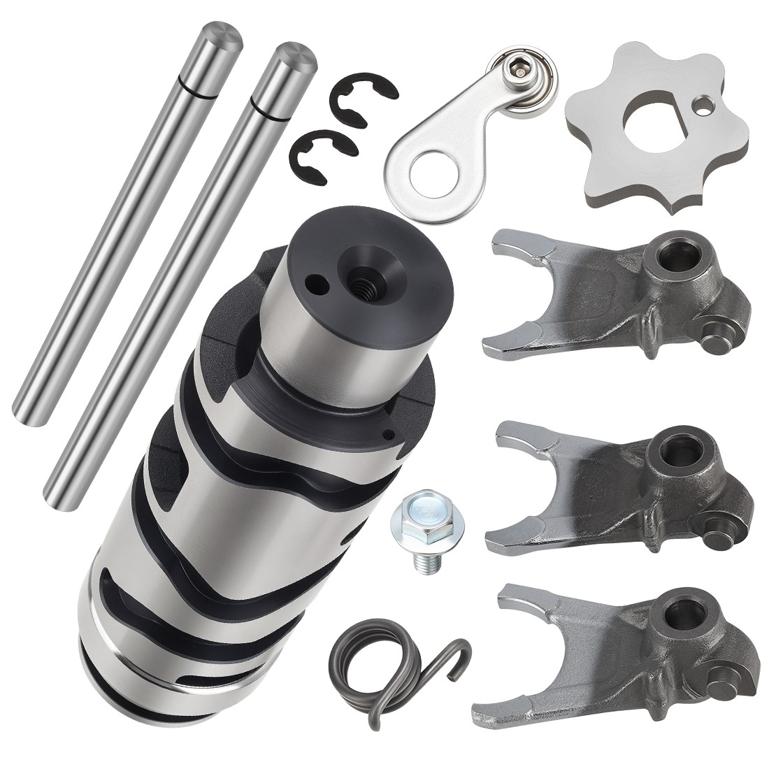 Shift Cam & Forks Cam Shifting Transmission For Yamaha Banshee 350 YFZ350 87-06