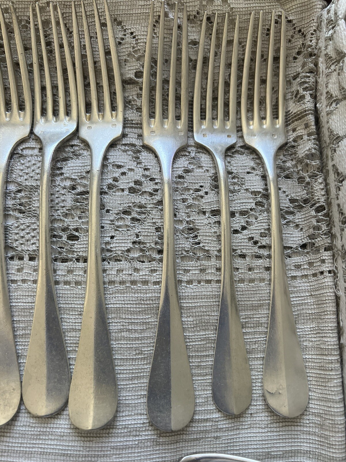 Antique Felix Freres 90/100/60 Silverplate Flatware Set of 22 Pc Toulouse France