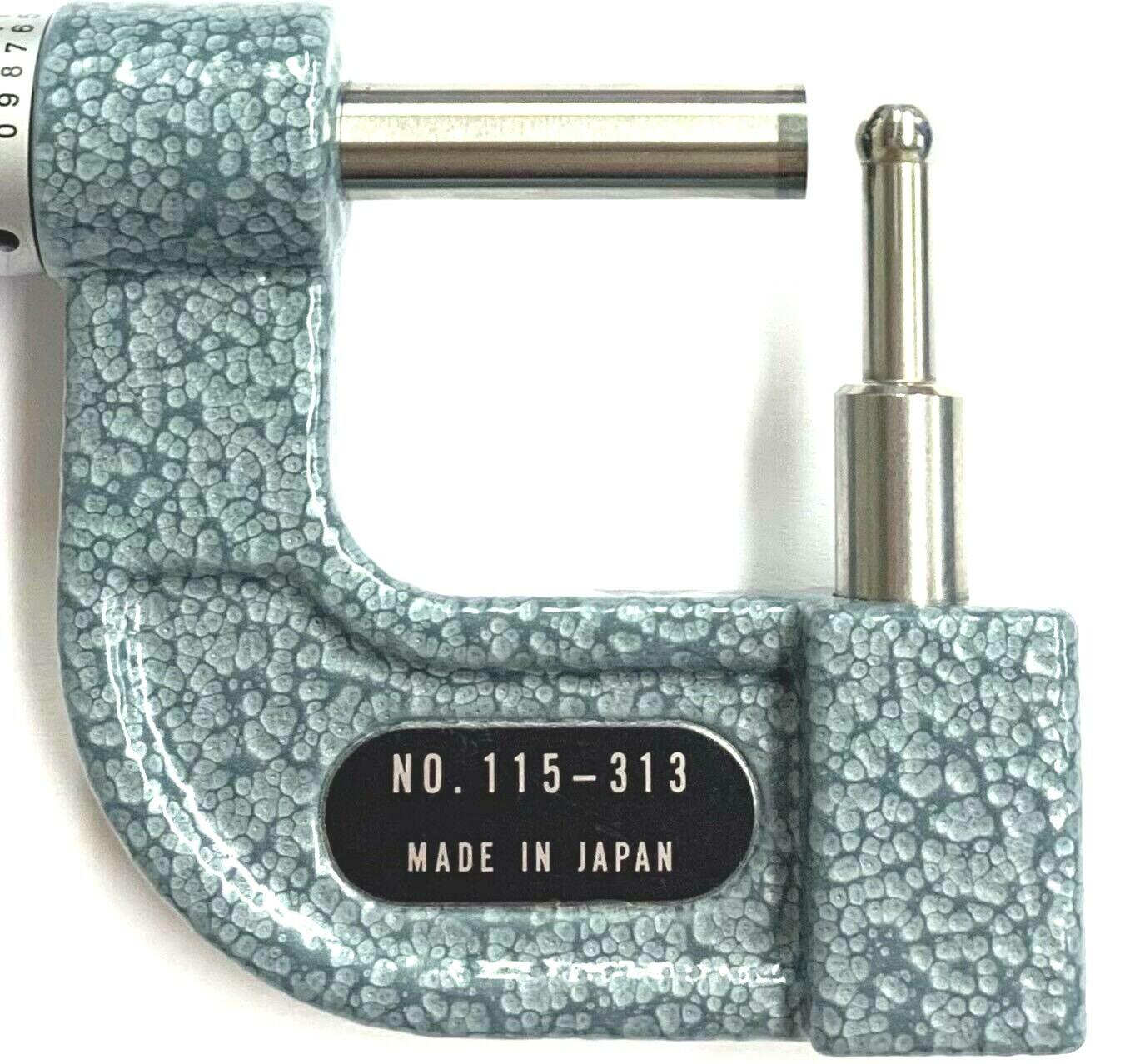 0-1" TUBE MICROMETER .0001" GRAD CARBIDE FACES RAACHET THIMBLE MITUTOYO #115-313