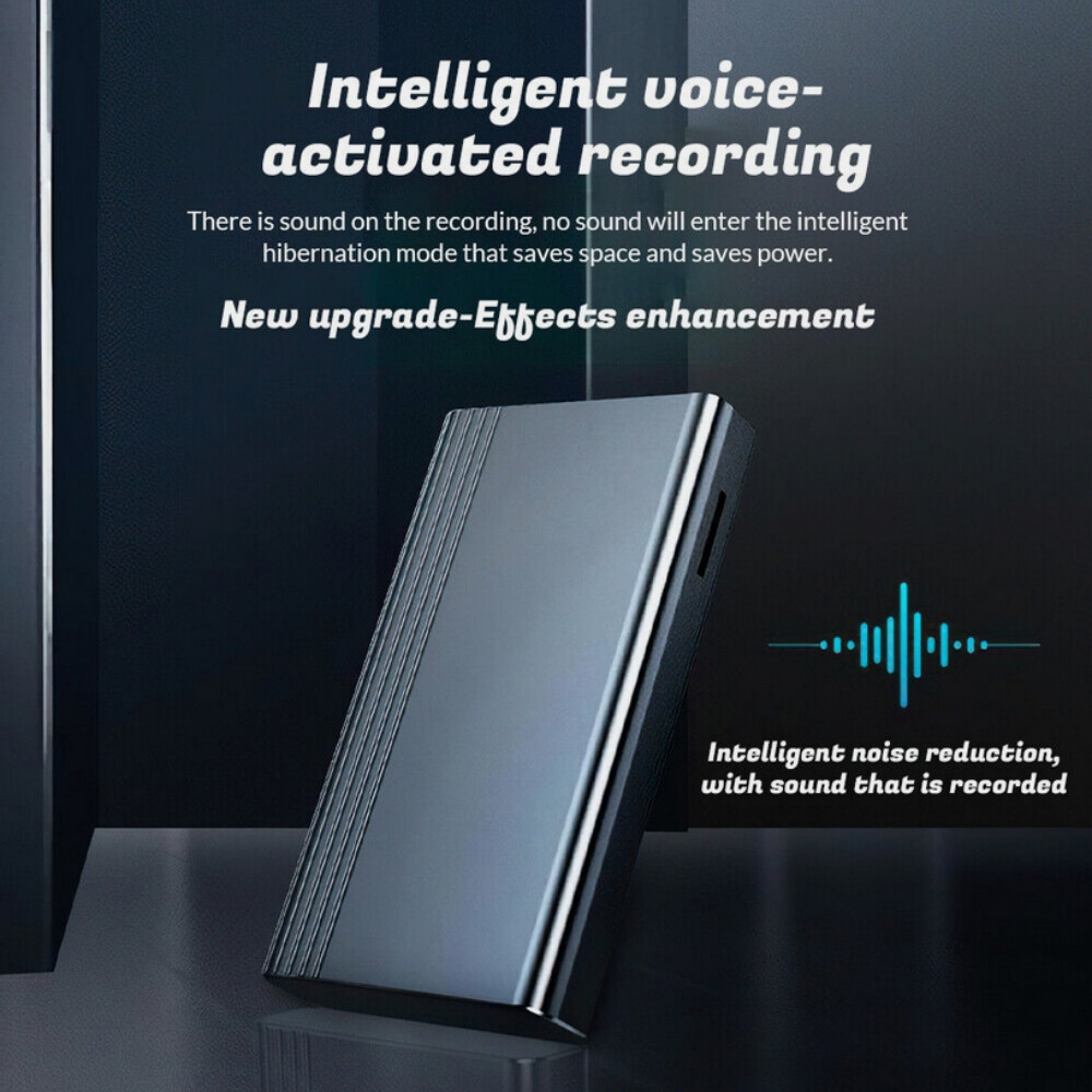 Spy Digital Voice Activated Mini Sound Audio Recorder Dictaphone MP3 Player