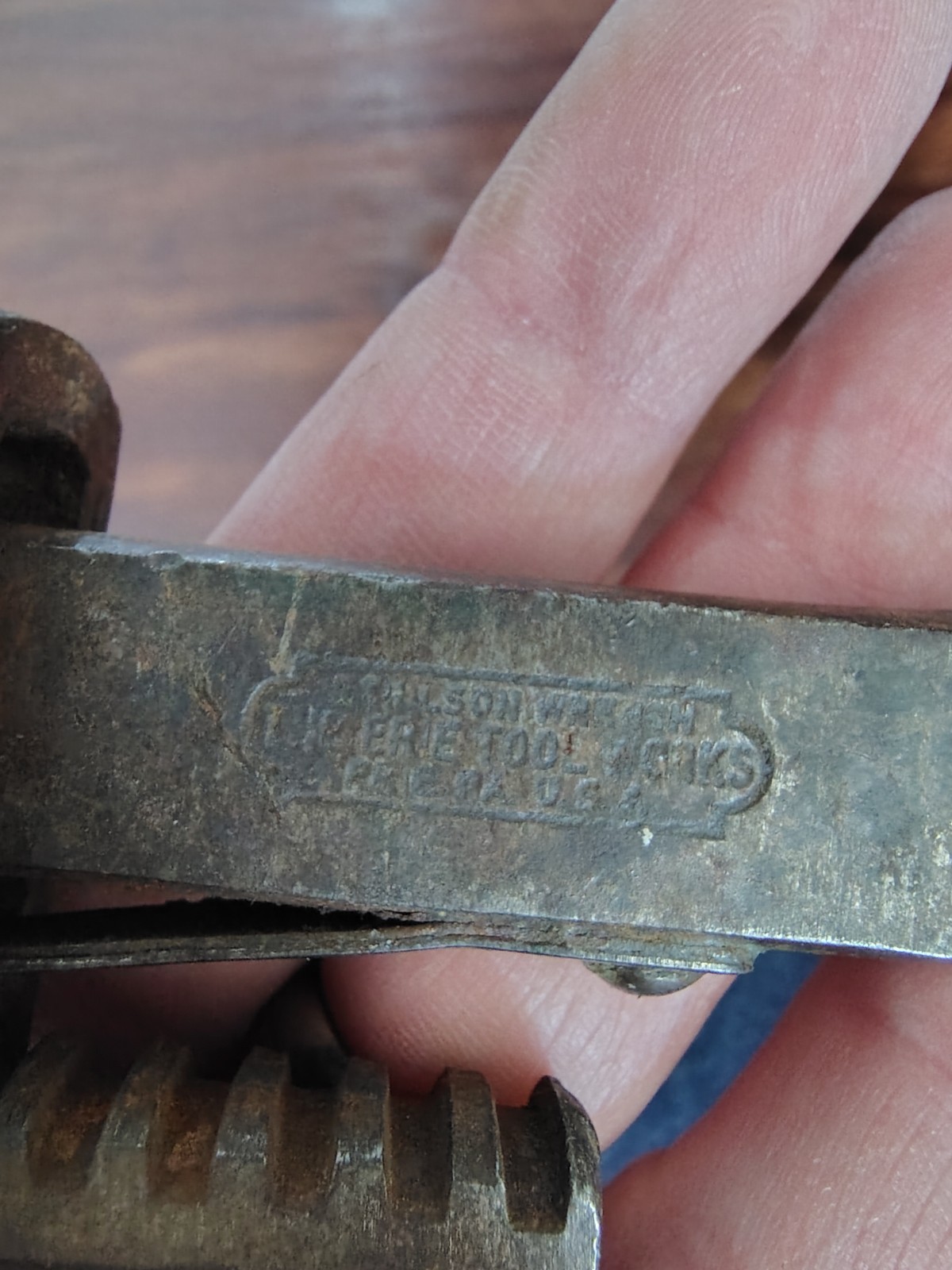 Vintage Stillson Erie Tool Works PA. #10 Pipe Wrench