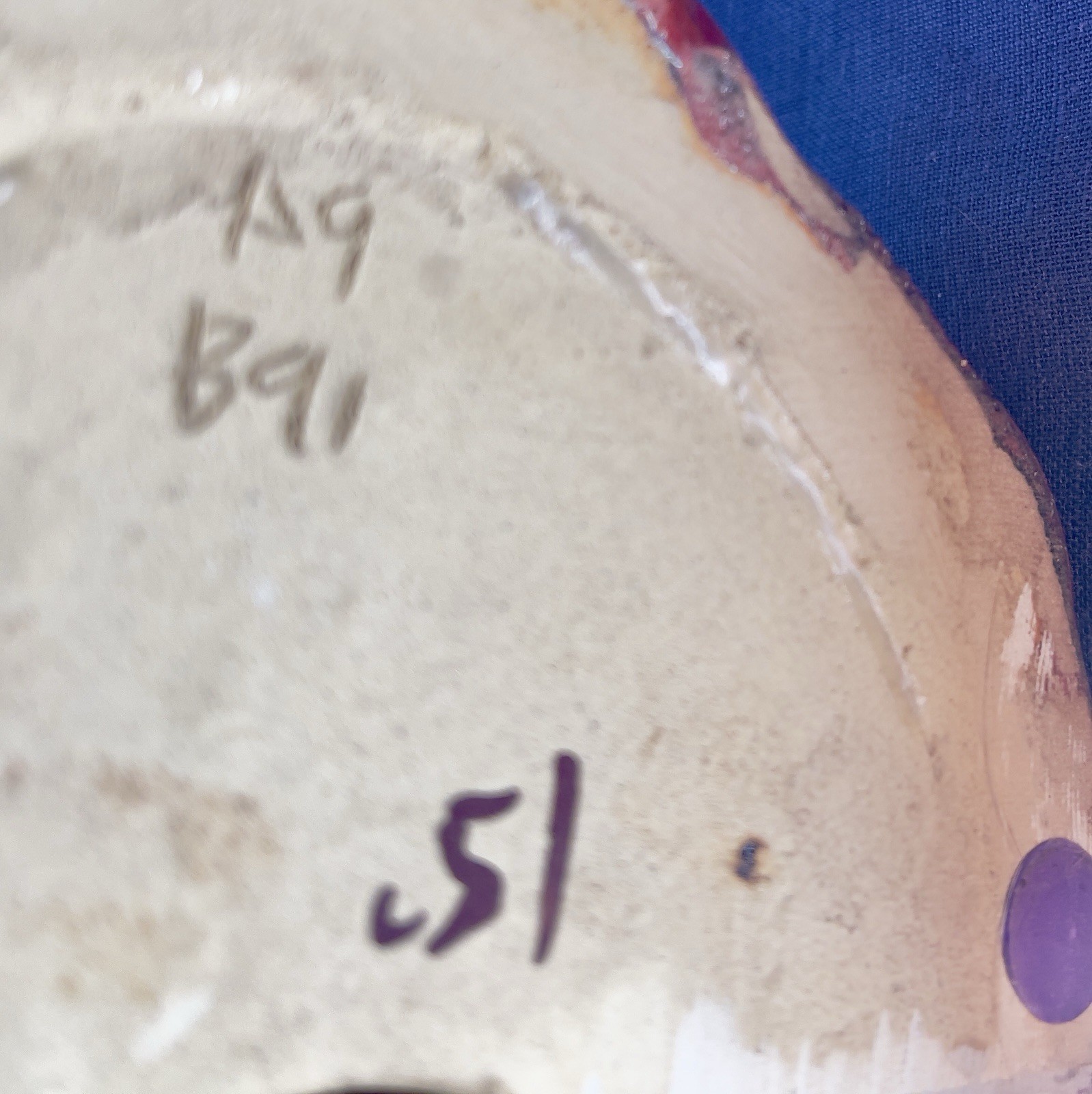 Majolica Rabbit & Baby Bunny vintage Japanese 10" tall 9" long 8" wide