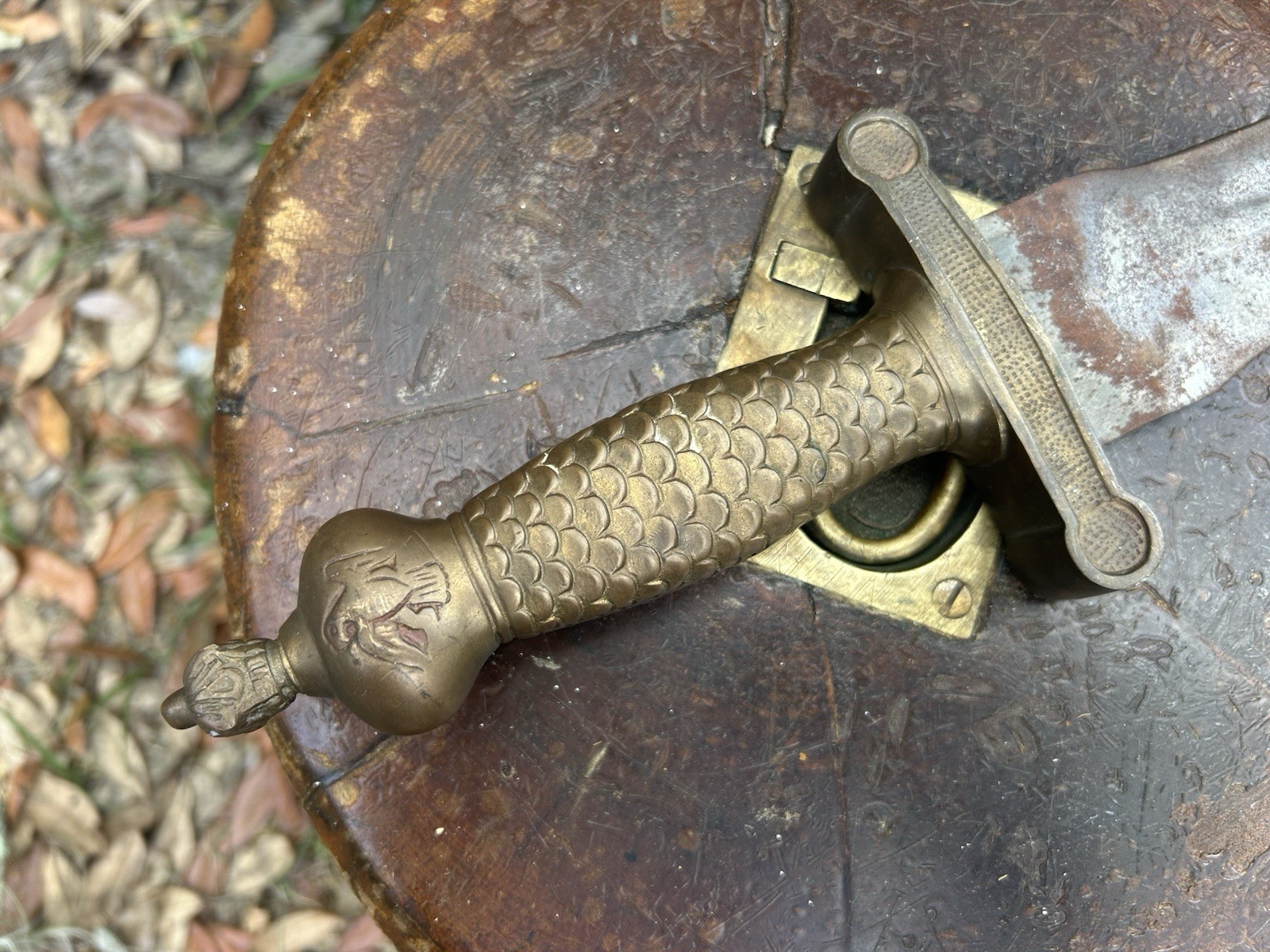 Civil War Sword Foot Artillery Short Sword Gladius 1800s Eagle Crown Scales 26”