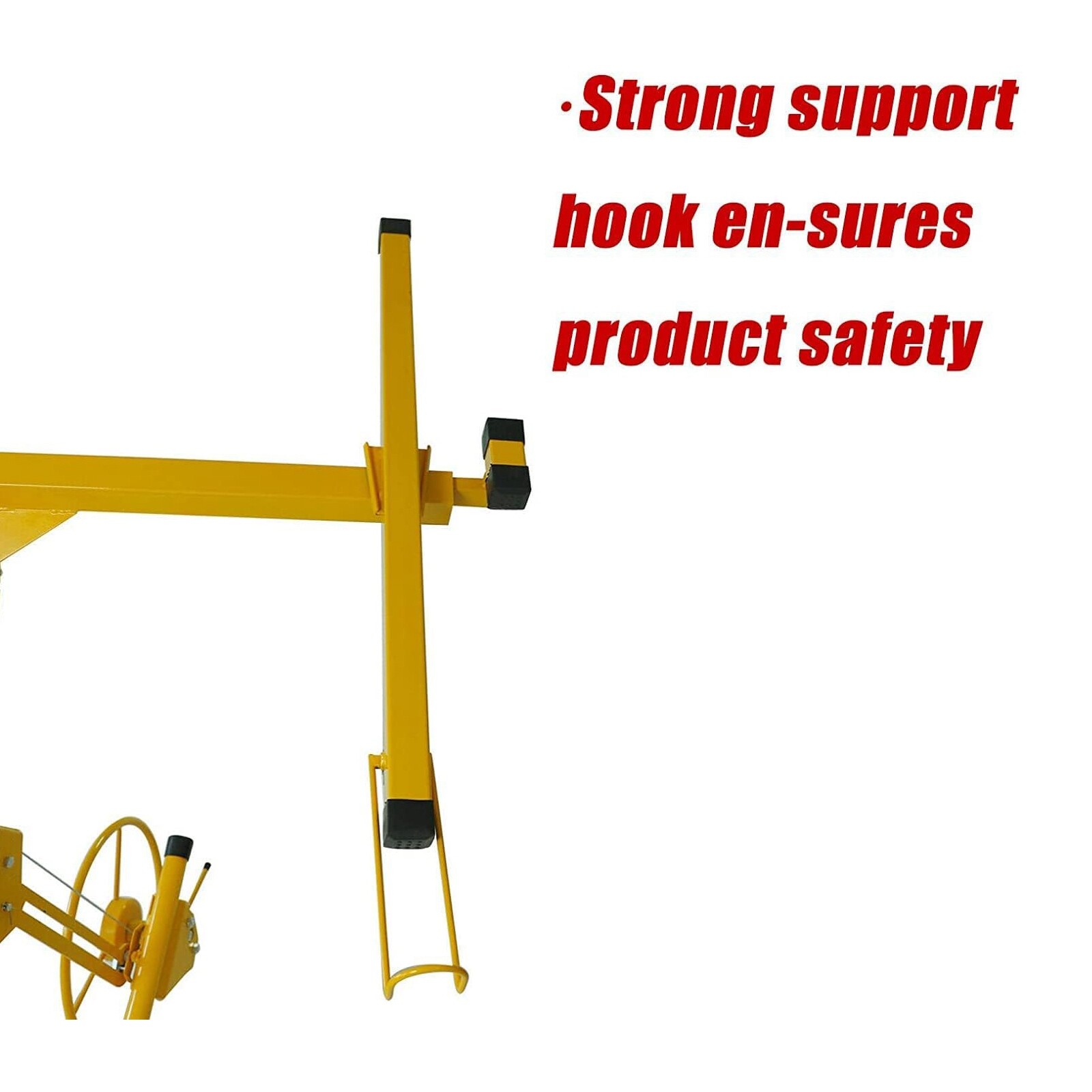 11FT Drywall Lift Hoist Sheetrock Panel Plasterboard Jack Lifter Load 150lbs