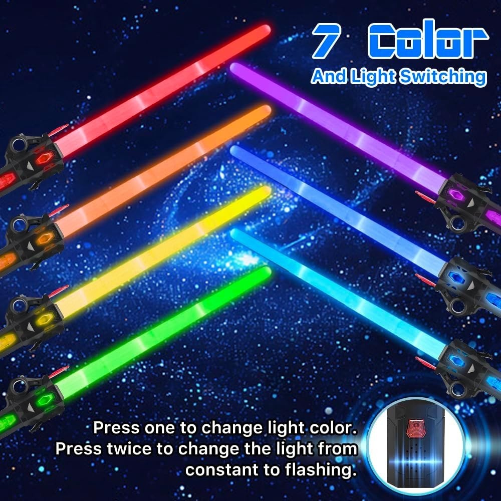 Interactive Light Up Sword 27.5" for Kids - Perfect for Cosplay & Parties