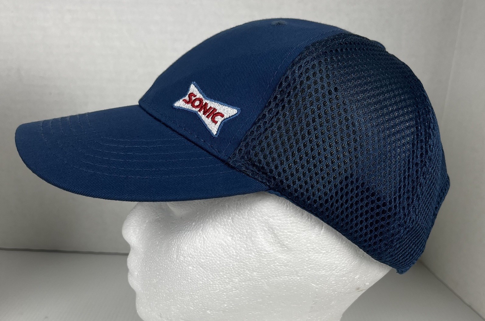 SONIC Drive-In Restaurant Employee Uniform Snapback Cap OSFM Adjustable NWOT