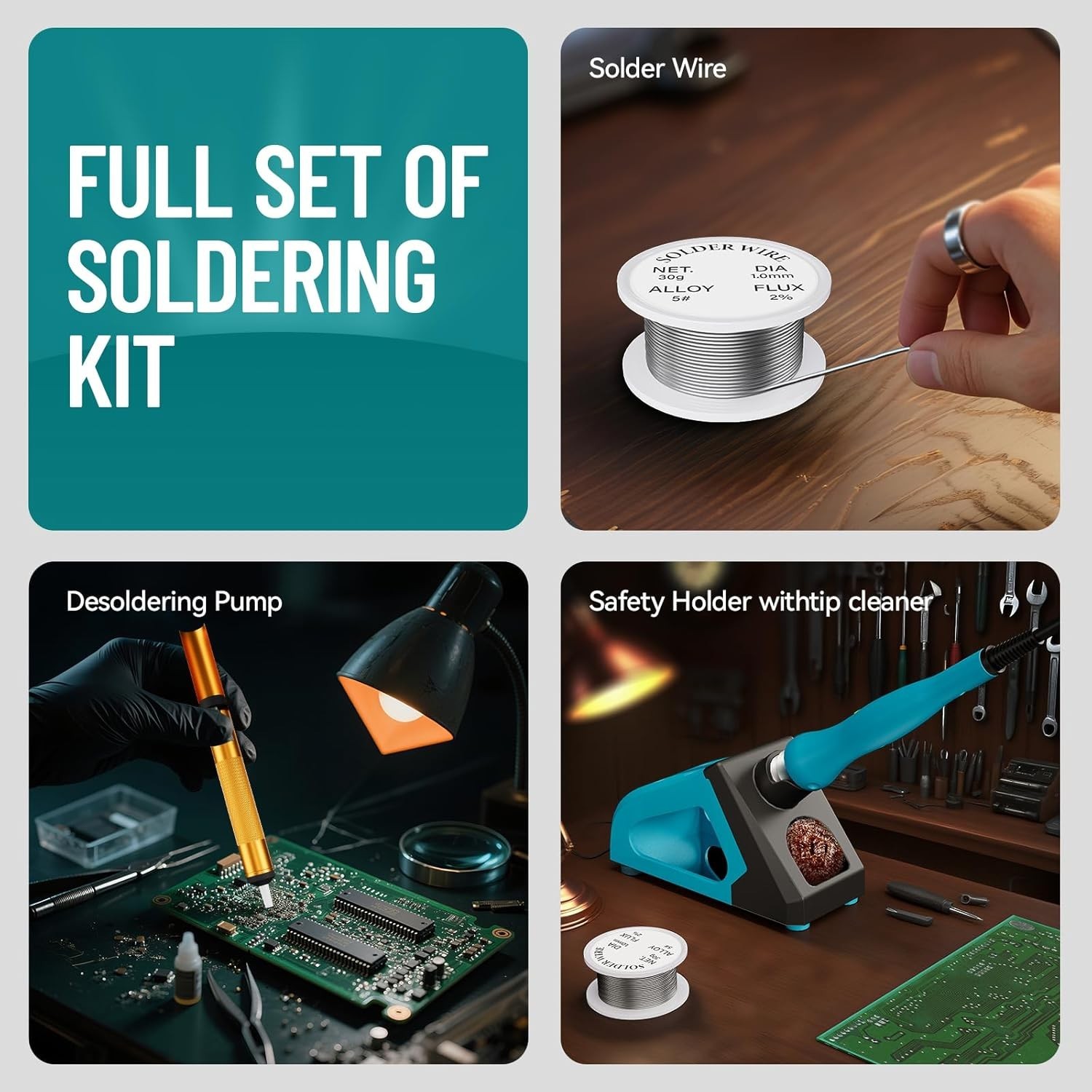 80 Watt Soldering Station, Digital Display Soldering Iron Station, Precision