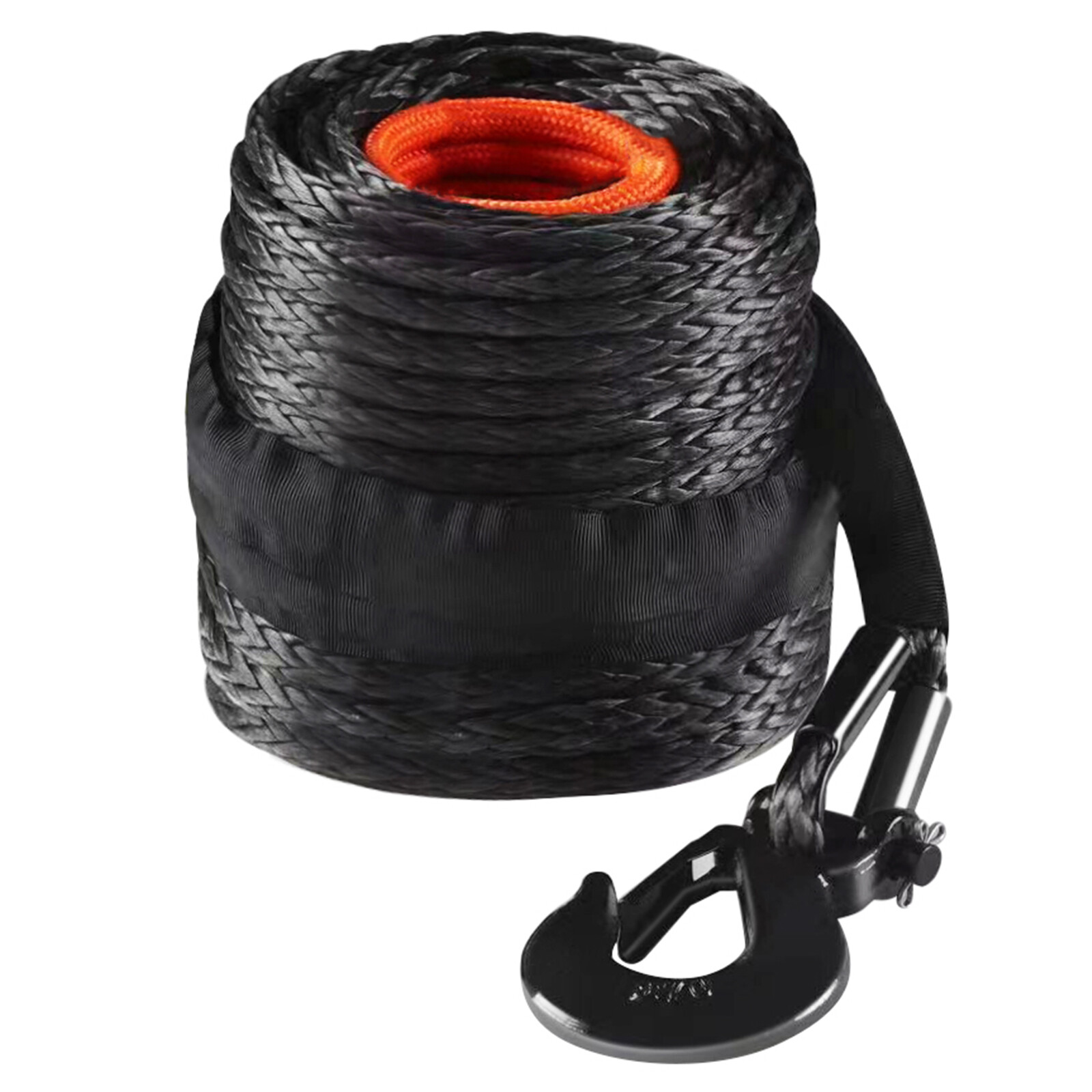 VEVOR Synthetic Winch Rope Winch Line Cable 3/8" x 100' 26500 lbs for SUV Truck