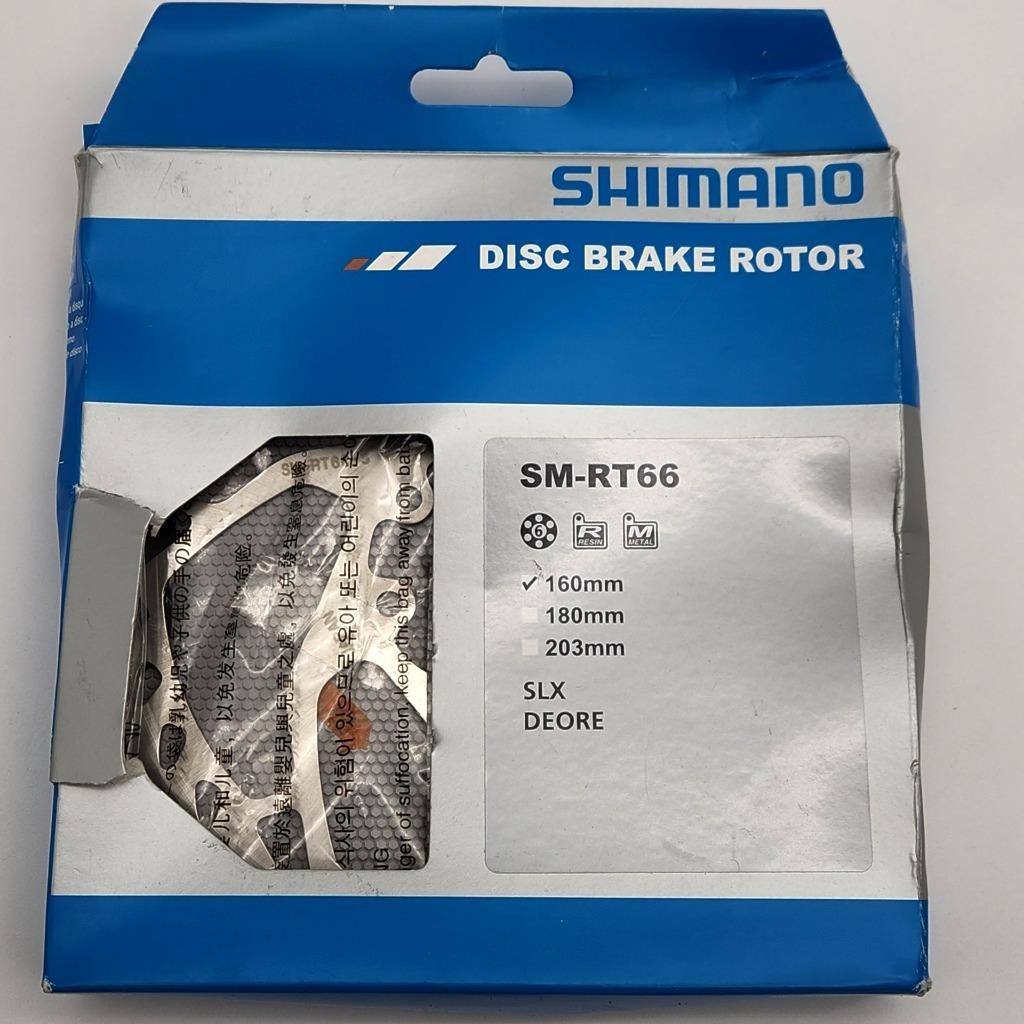 Shimano RT66 160mm 6 Bolt MTB Bike Disc Brake Rotor Deore SLX XT OPEN PACKAGE